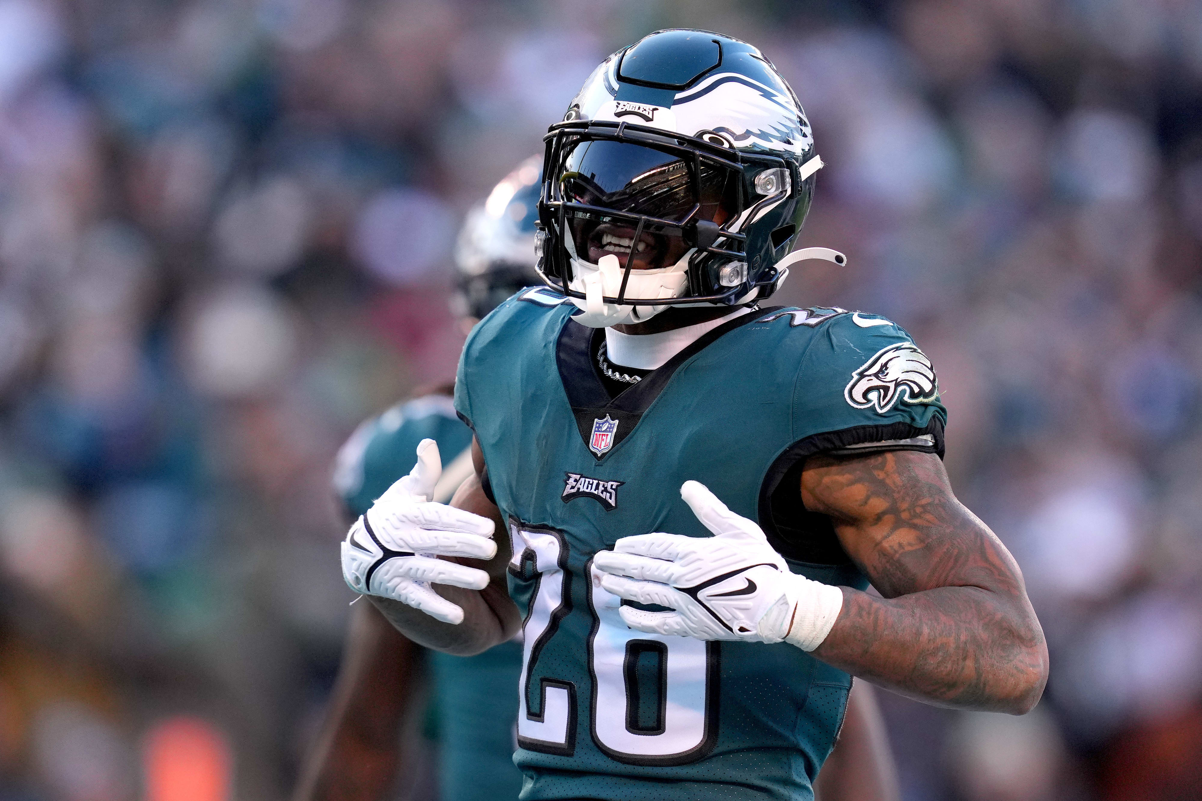 שחקן פילדלפיה איגלס מיילס סנדרס