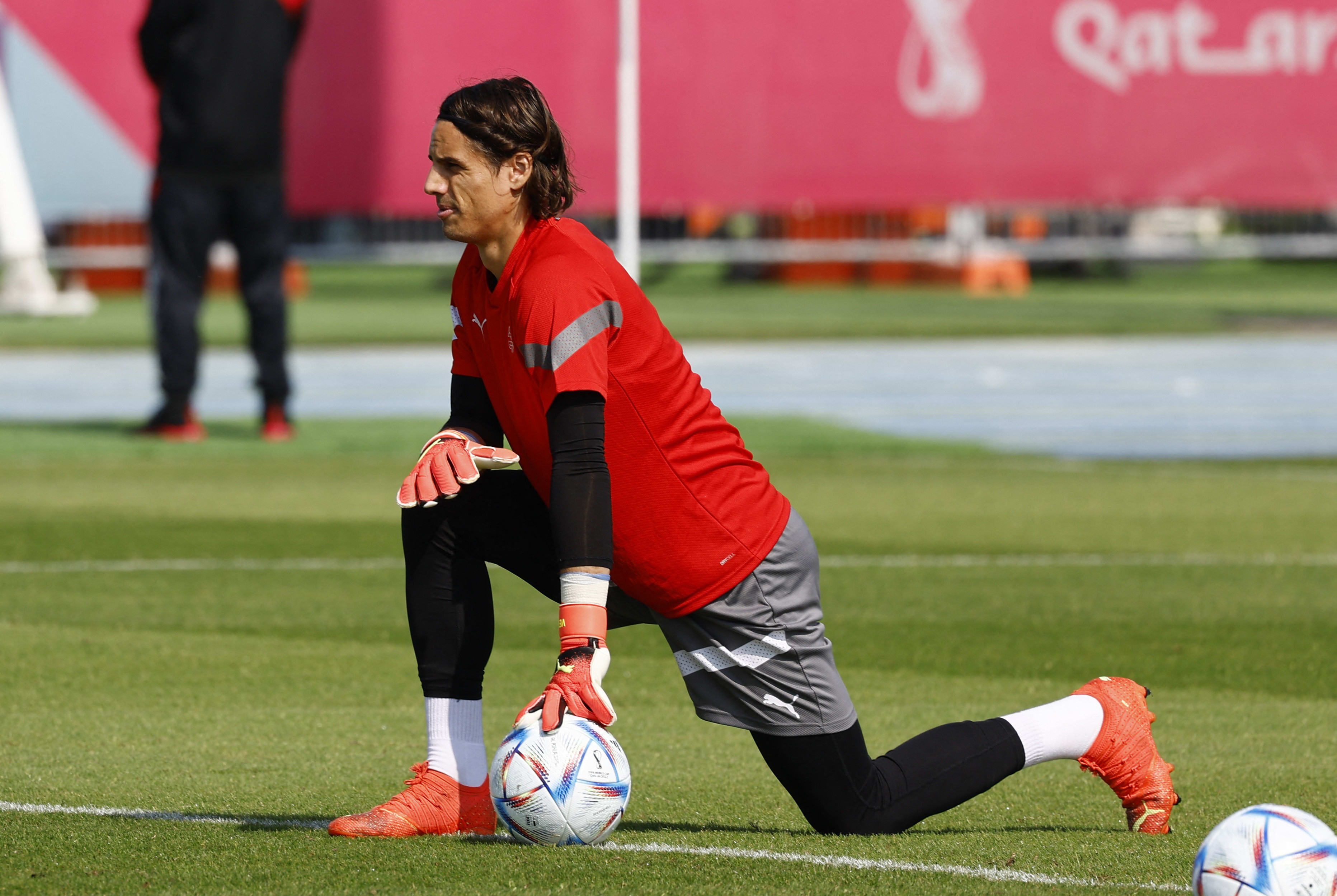 יאן זומר באימון נבחרת שוויץ