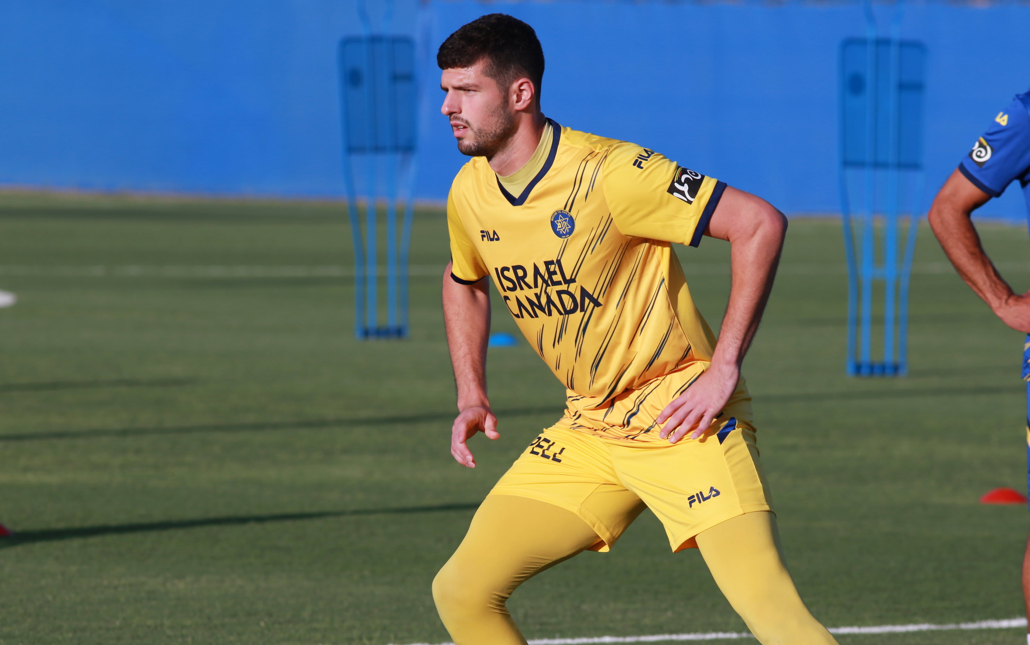 דניאל טננבאום באימון מכבי תל אביב