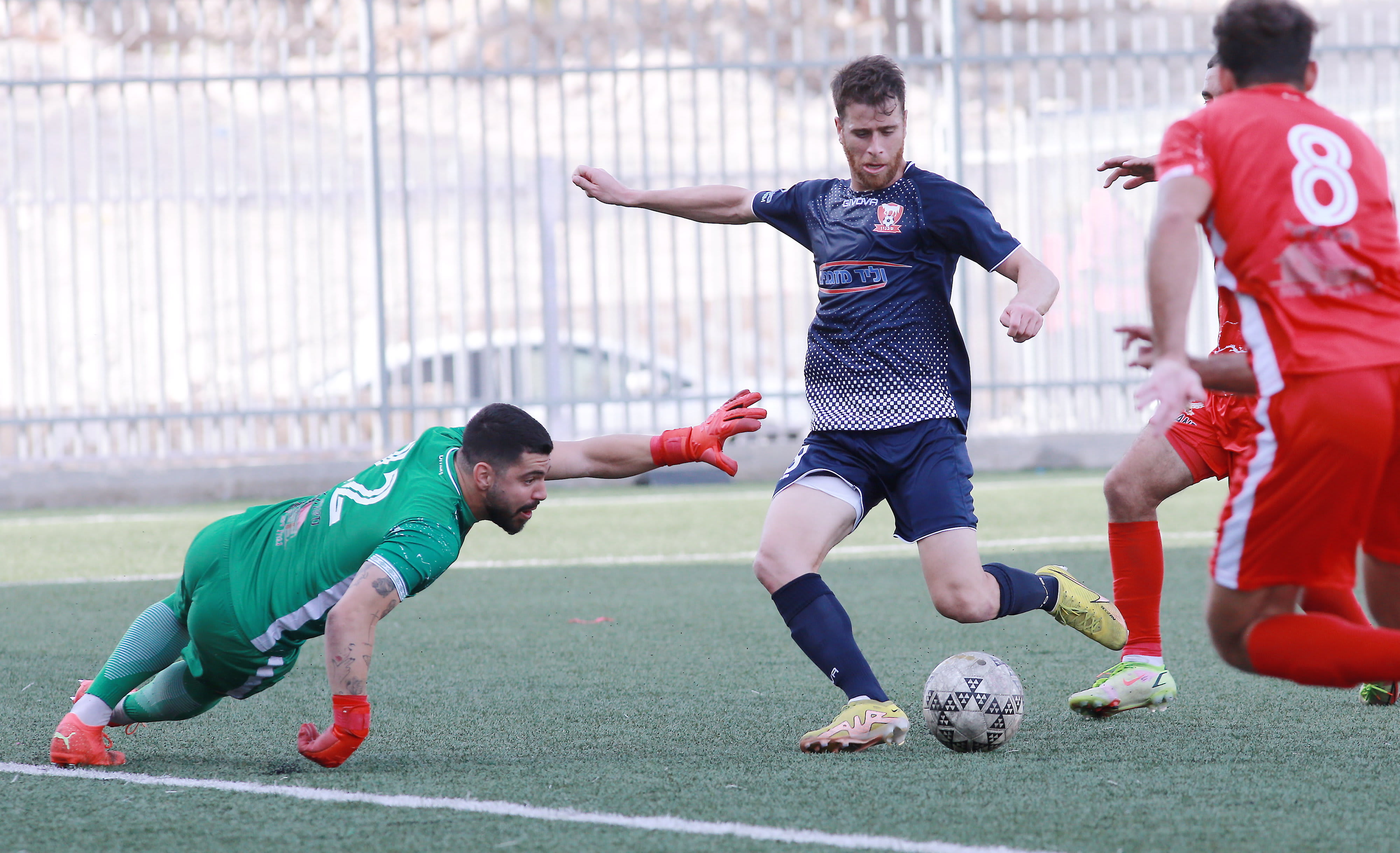 גיא מלמד, שחקן בני סכנין, כובש מול הפועל קלנסווה