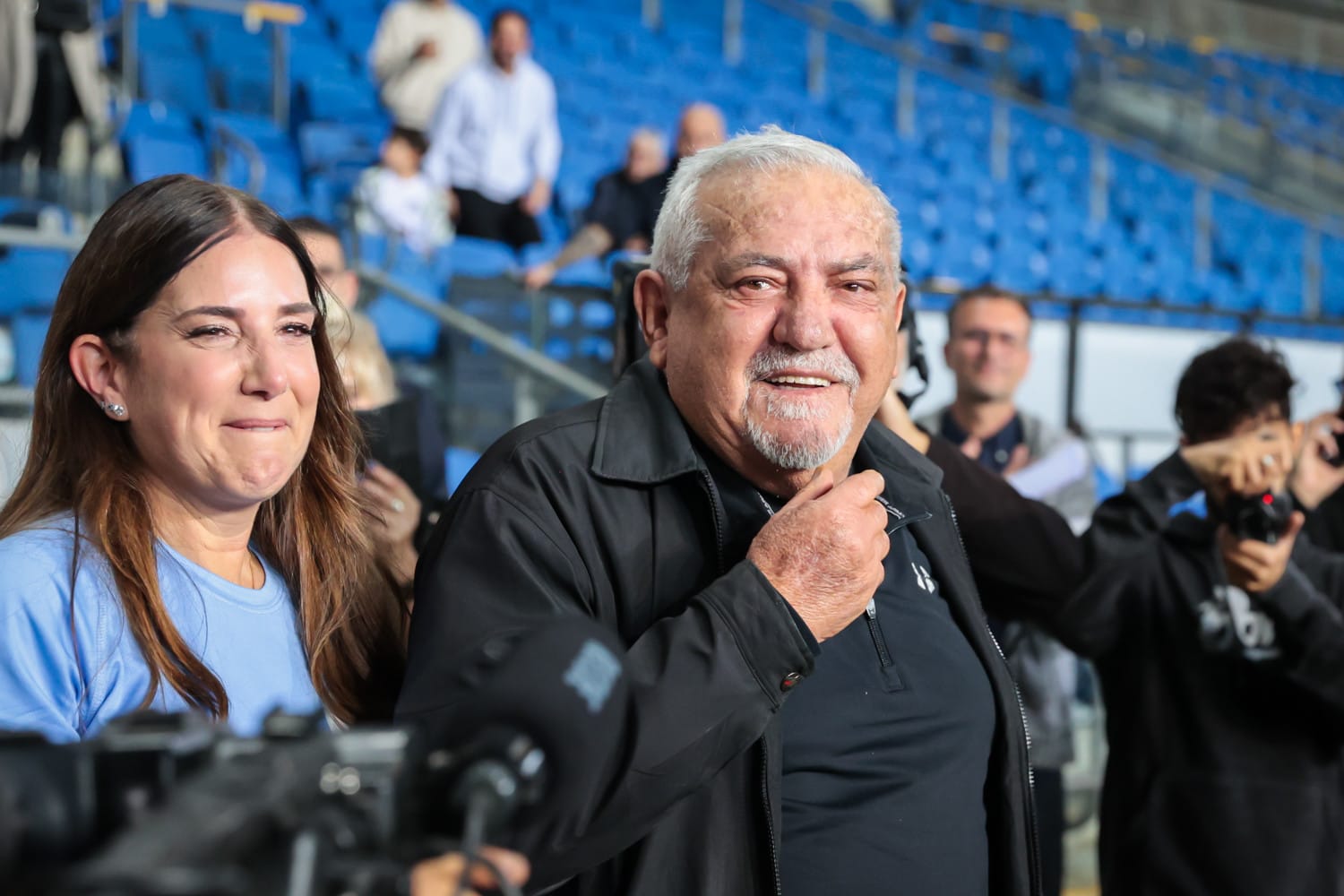 שלמה שרף במשחק הוקרה לשלמה שרף