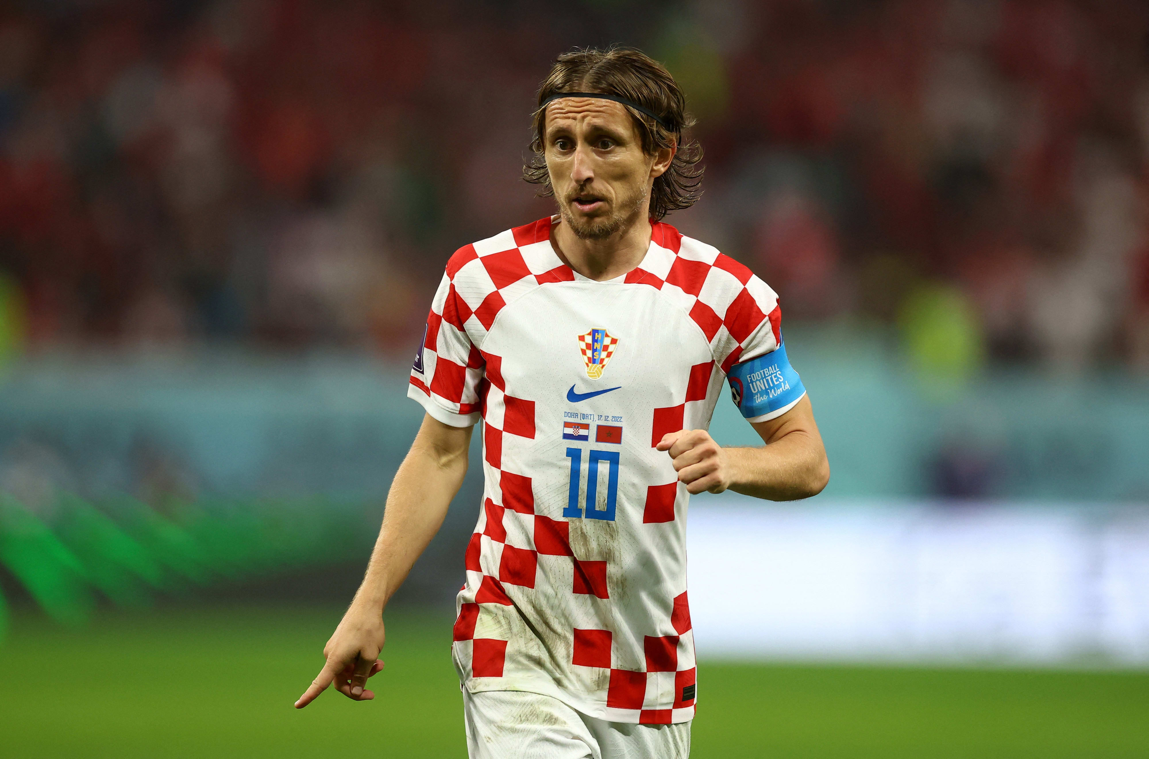 שחקן נבחרת קרואטיה לוקה מודריץ'