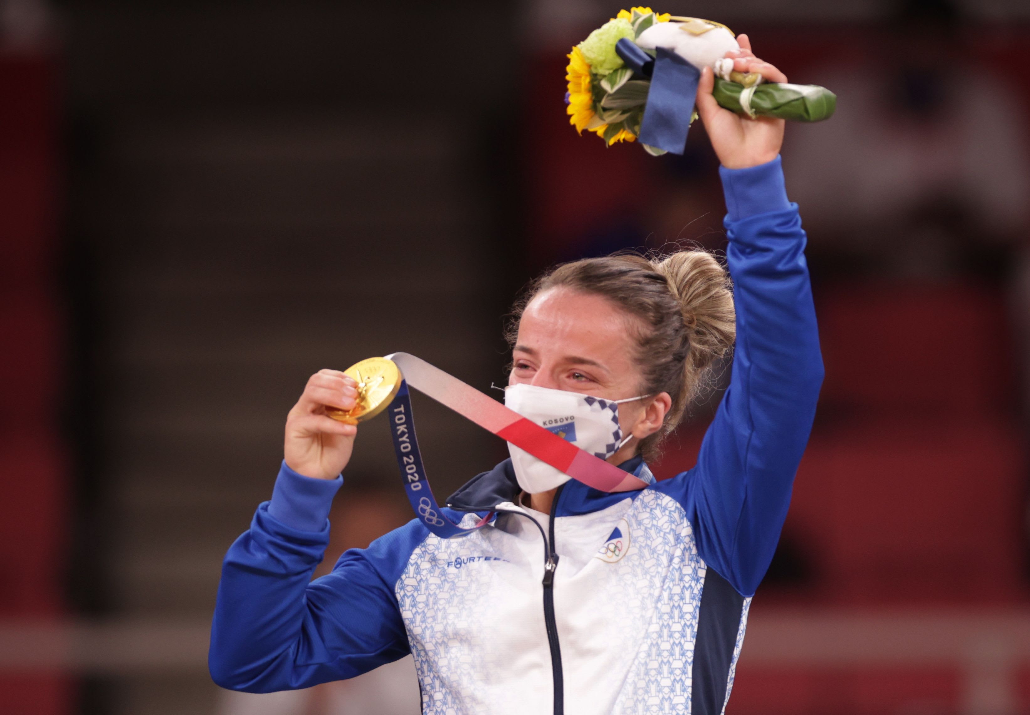 דיסטריה קרסניצ'י, ג'ודוקא קוסוברית, אלופה אולימפית עד 48 ק