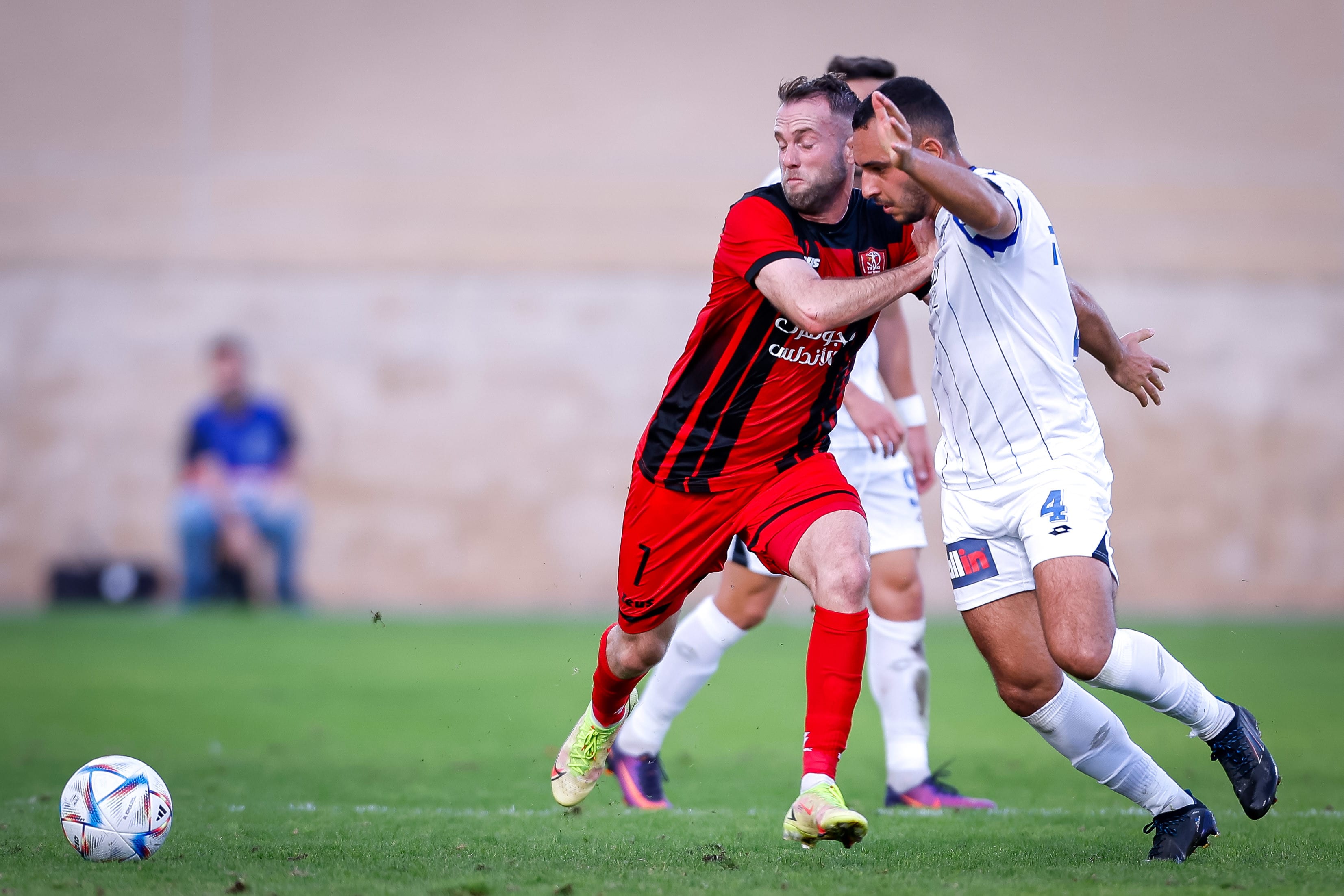 מתן גושה, בלם הפועל פתח תקוה מול ריף מסיקה קשר הפועל אום אל פאחם