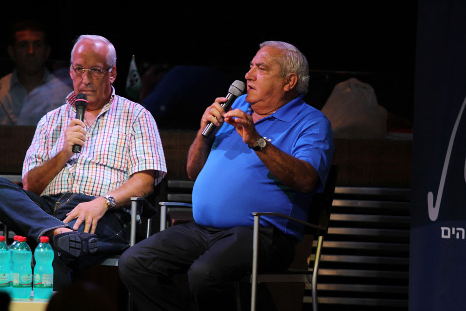 שלמה שרף, צבי וייצנר, אירוע פתיחת עונה מכבי חיפה