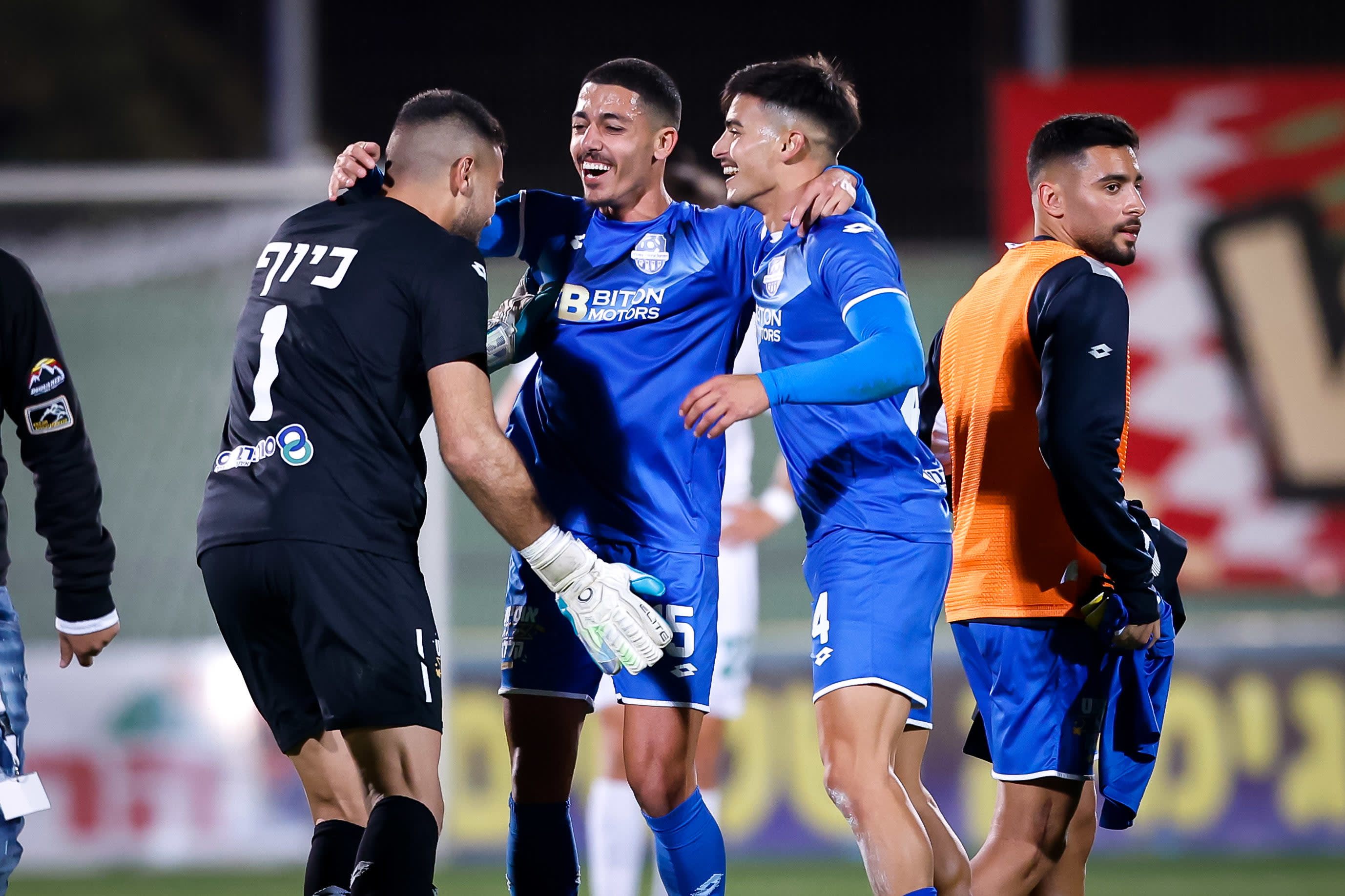 שחקני הפועל עפולה רועי אלימלך, עילאי חג'ג', שריף כיוף