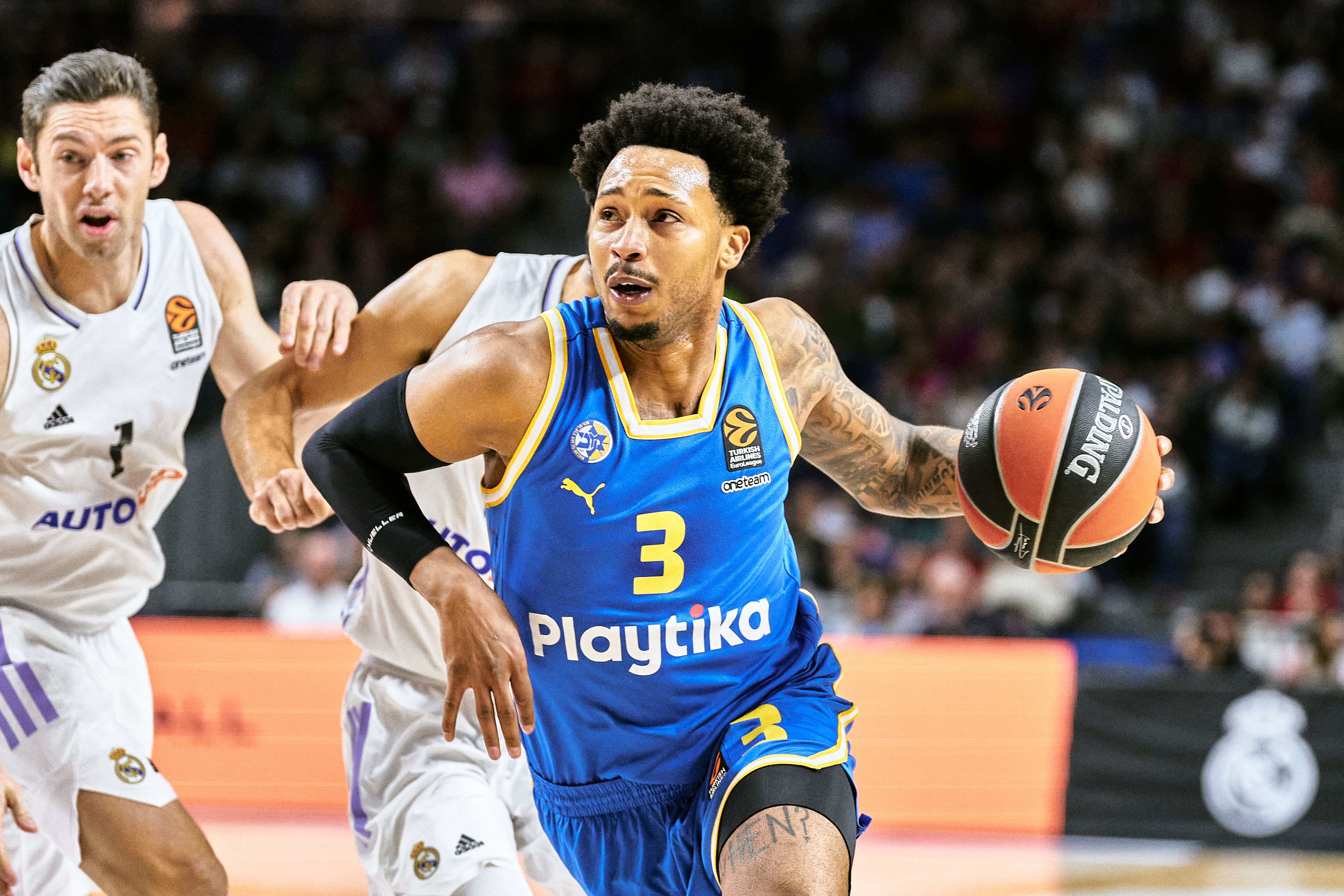 ג'יילן אדאמס, שחקן מכבי תל אביב