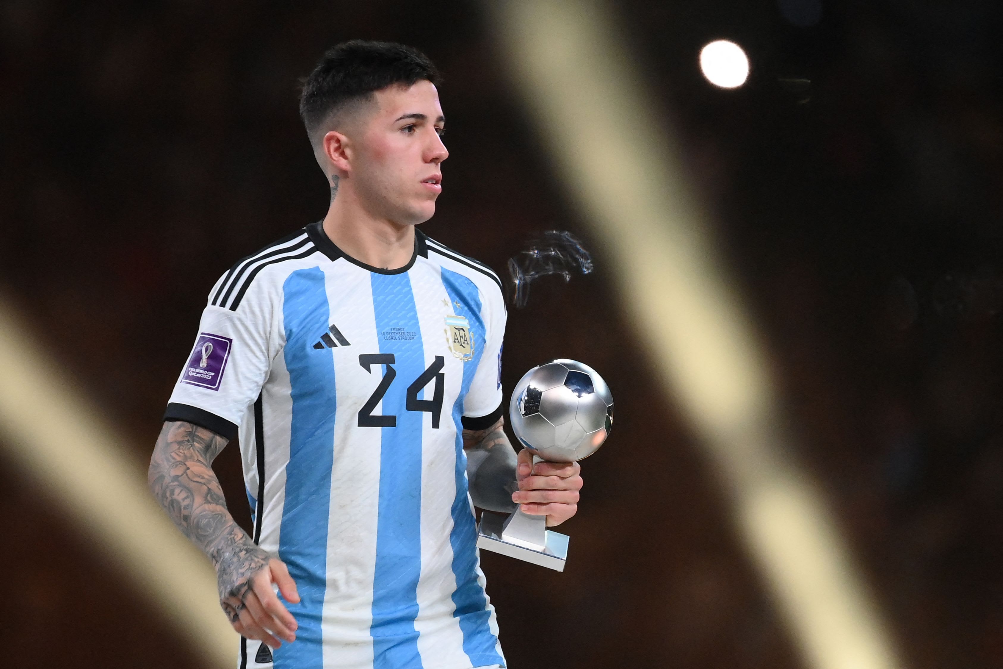 שחקן נבחרת ארגנטינה, אנסו פרננדס, הצעיר המצטיין של מונדיאל 2022