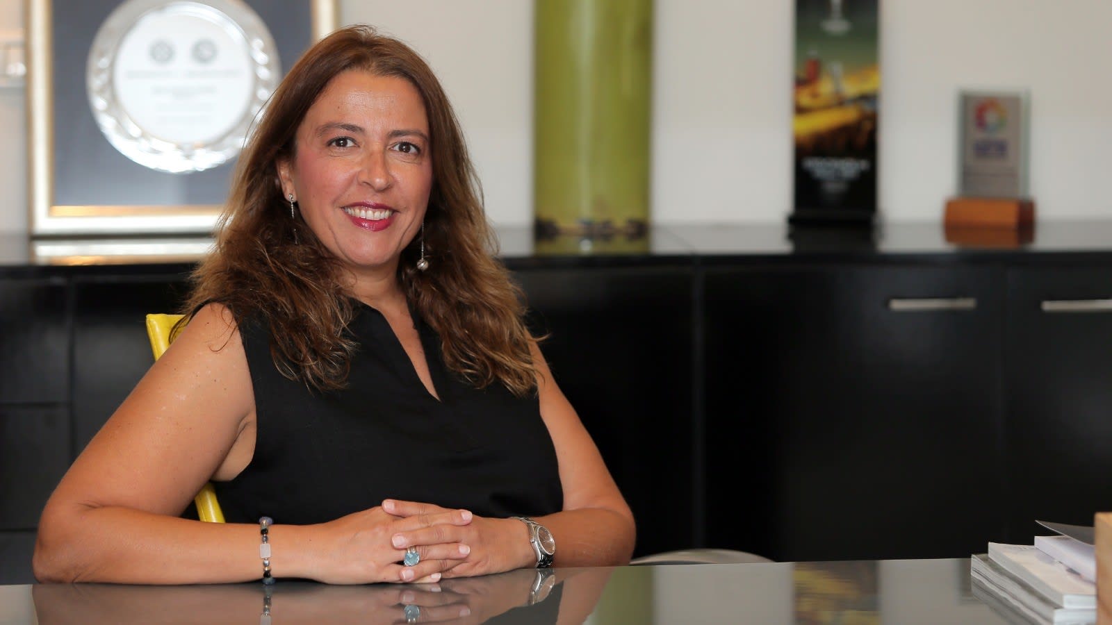 המנכ"לית בפועל של מכבי תל אביב, שרון תמם