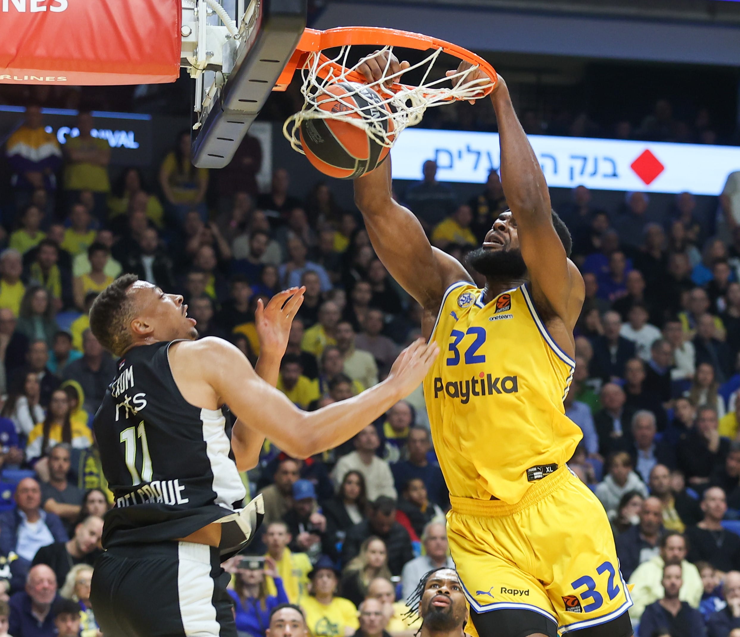 ג'וש ניבו מכבי תל אביב דונטה אקסום פרטיזן בלגרד