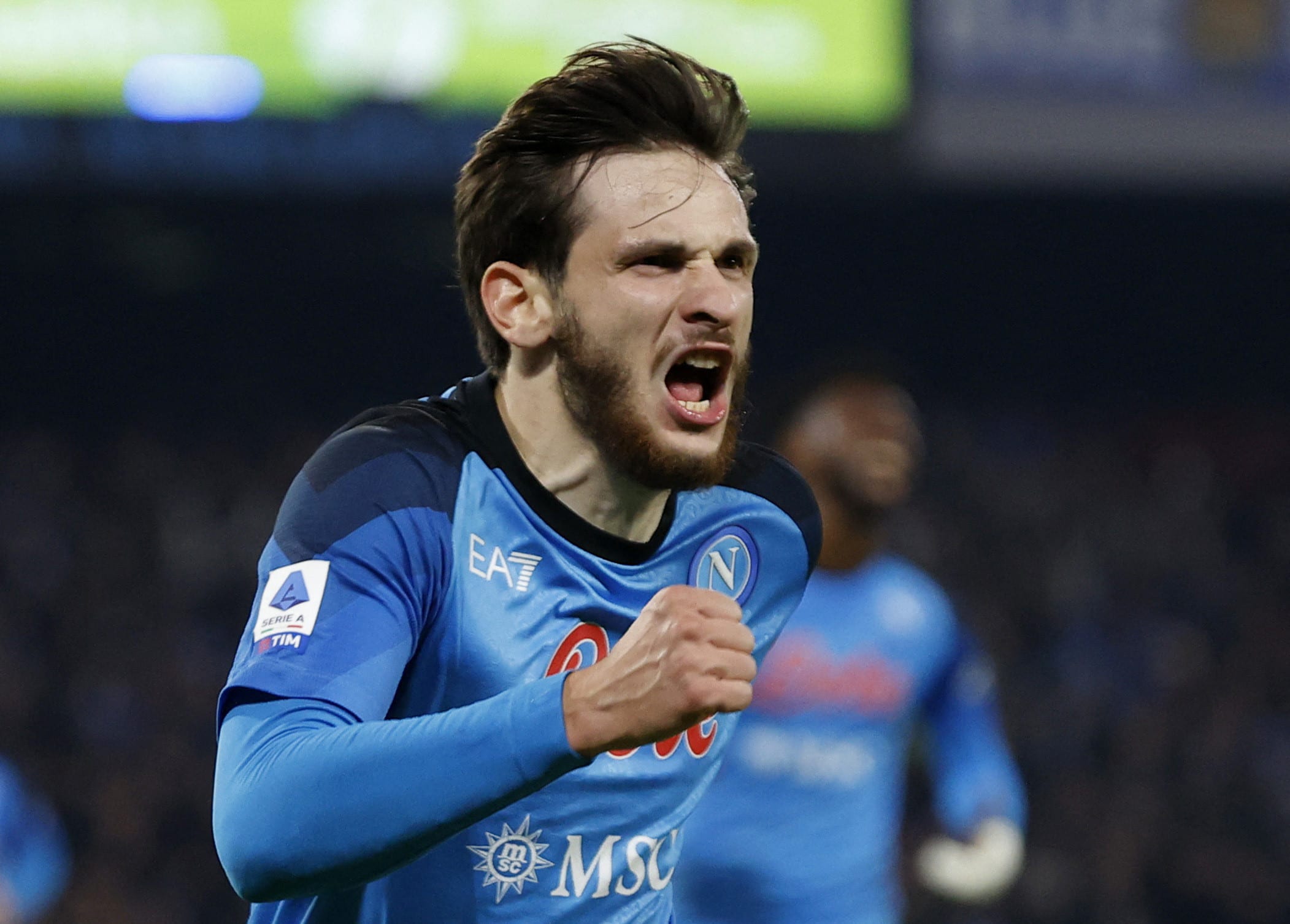 חביצ'ה קברצחליה, שחקן נאפולי