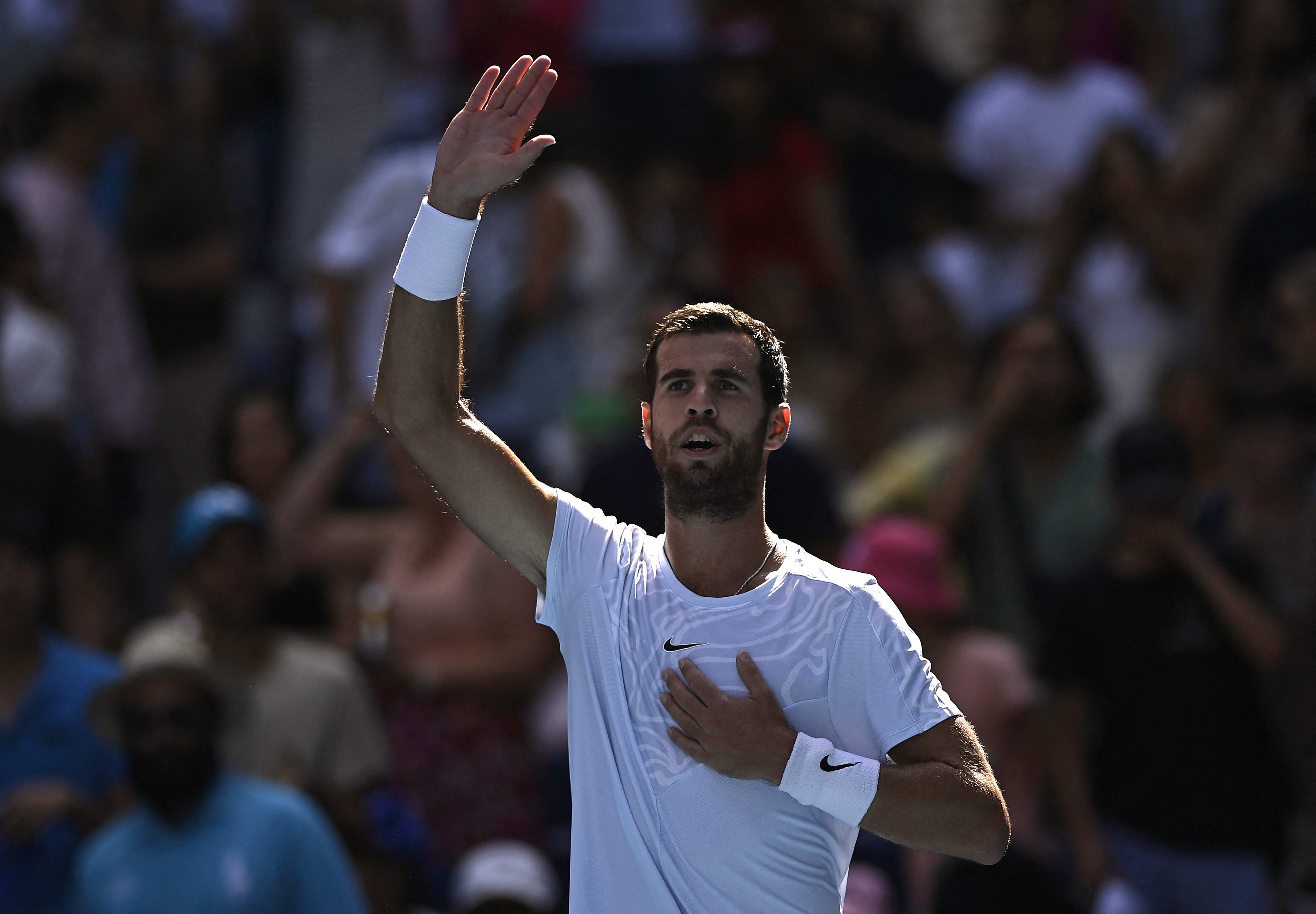 הטניסאי הרוסי קארן חצ'אנוב