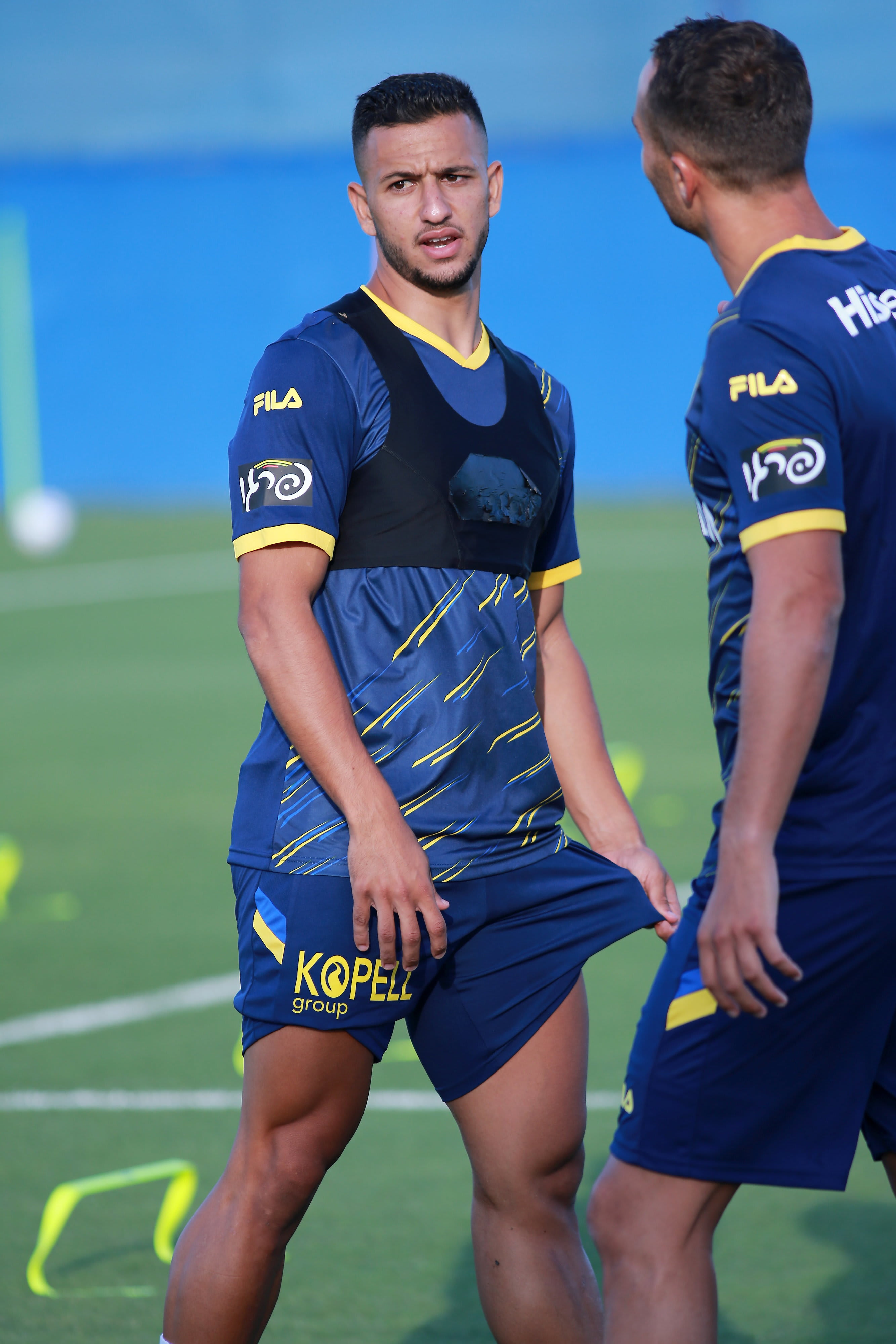 אילון אלמוג באימון מכבי תל אביב