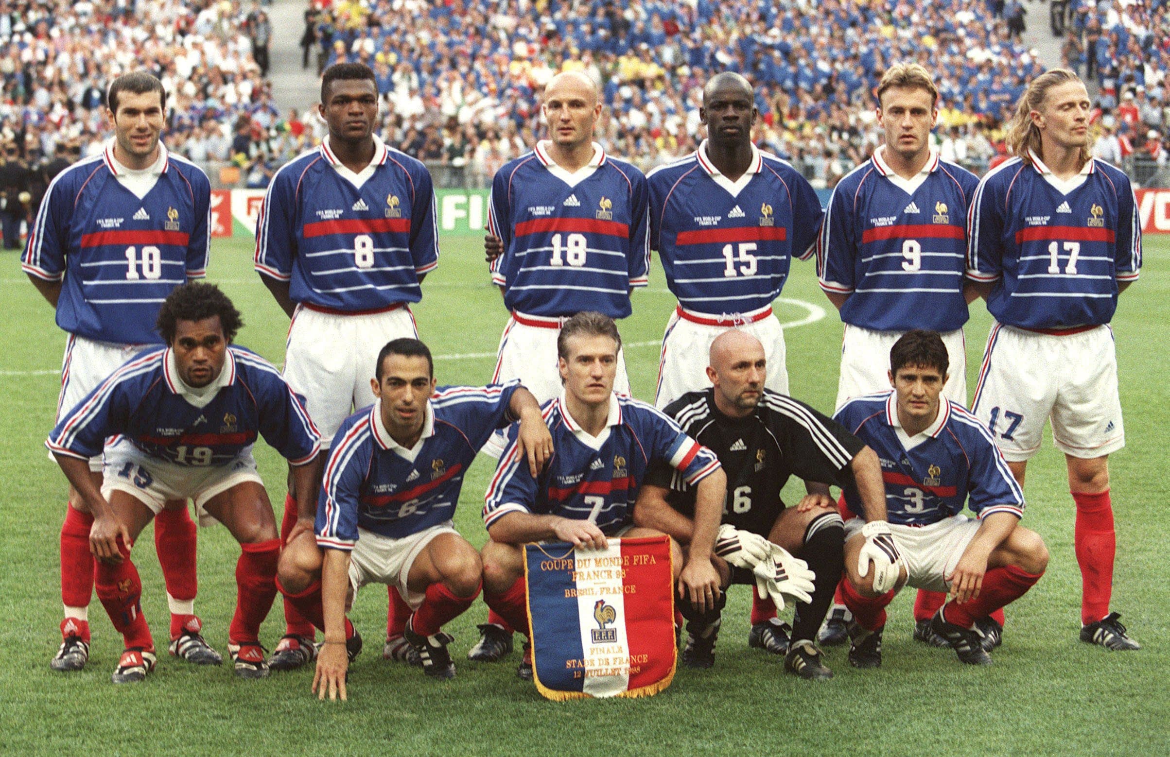 נבחרת צרפת, גמר מונדיאל 1998