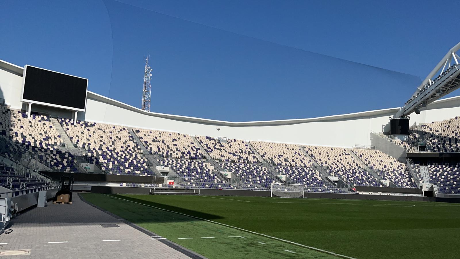 הרשתות באצטדיון בלומפילד