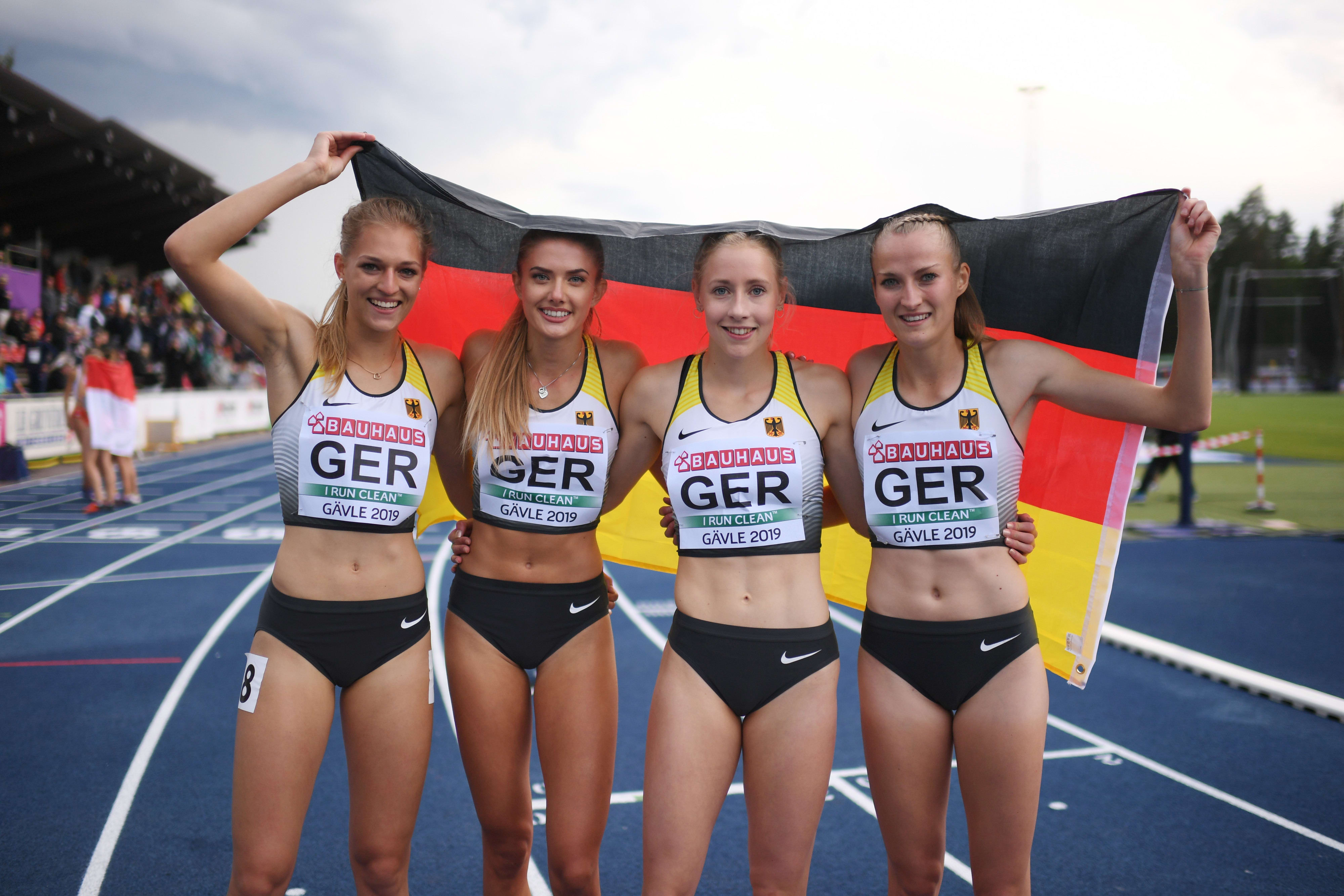 אליסה שמידט ונבחרת גרמניה שליחות 400 מטר