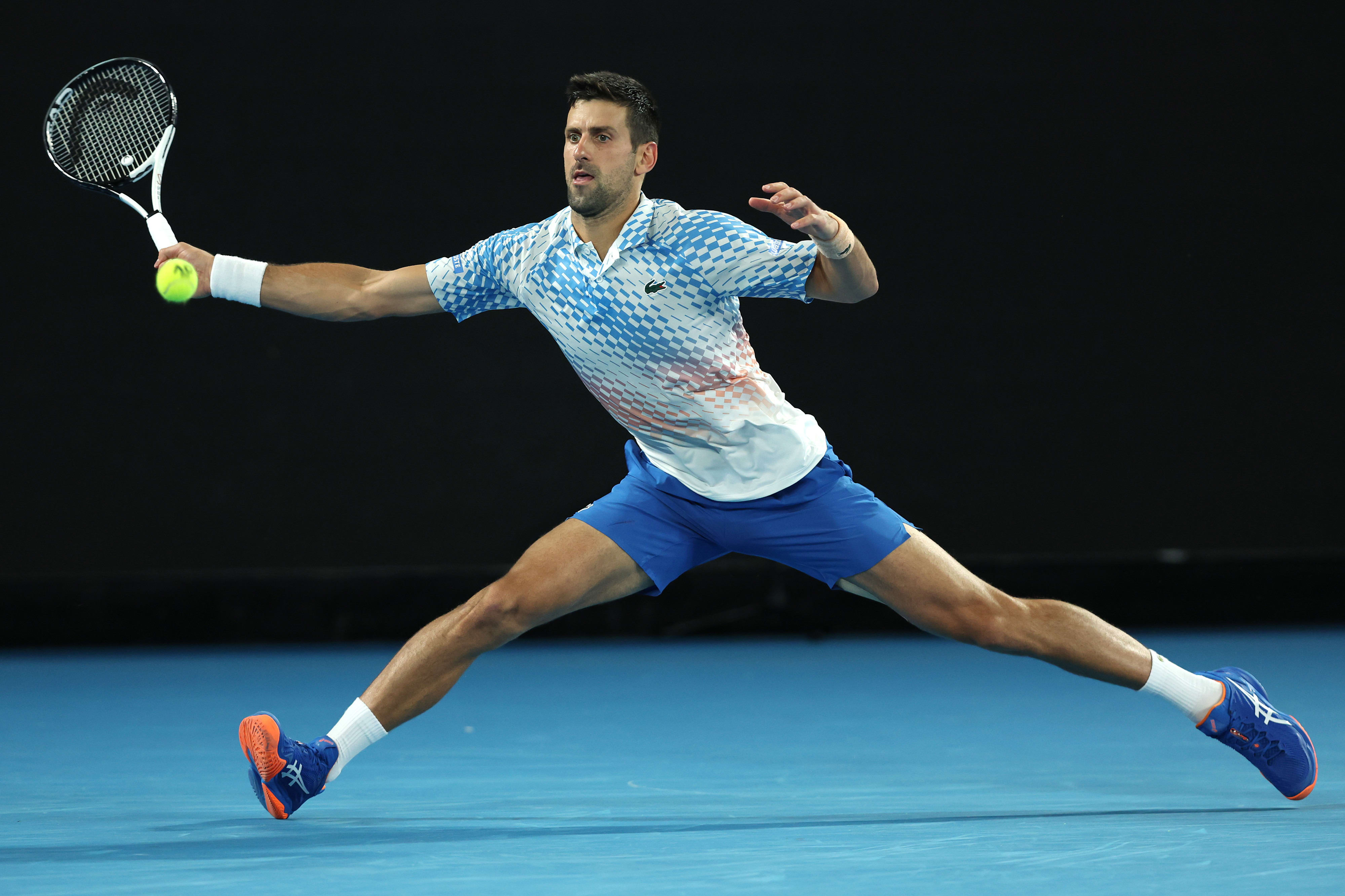 הטניסאי הסרבי נובאק דג'וקוביץ' בגמר אליפות אוסטרליה