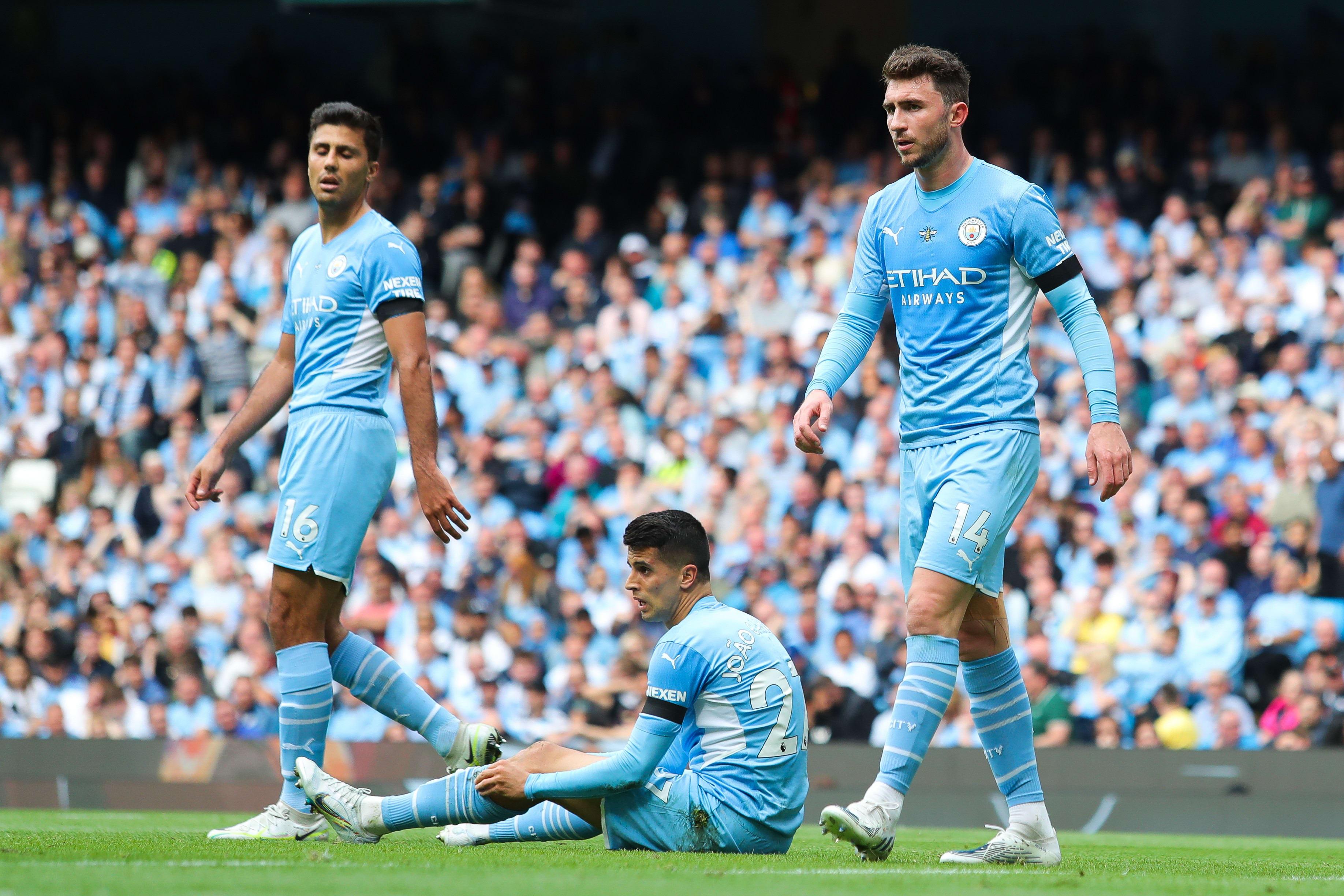 שחקני מנצ'סטר סיטי אמריק לאפורט, ז'ואאו קאנסלו מאוכזבים