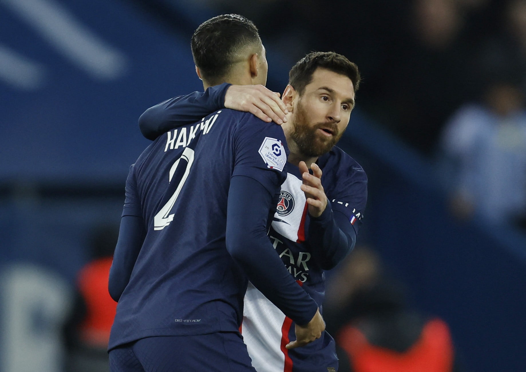 שחקני פריז סן ז'רמן אשרף חכימי, ליאונל מסי