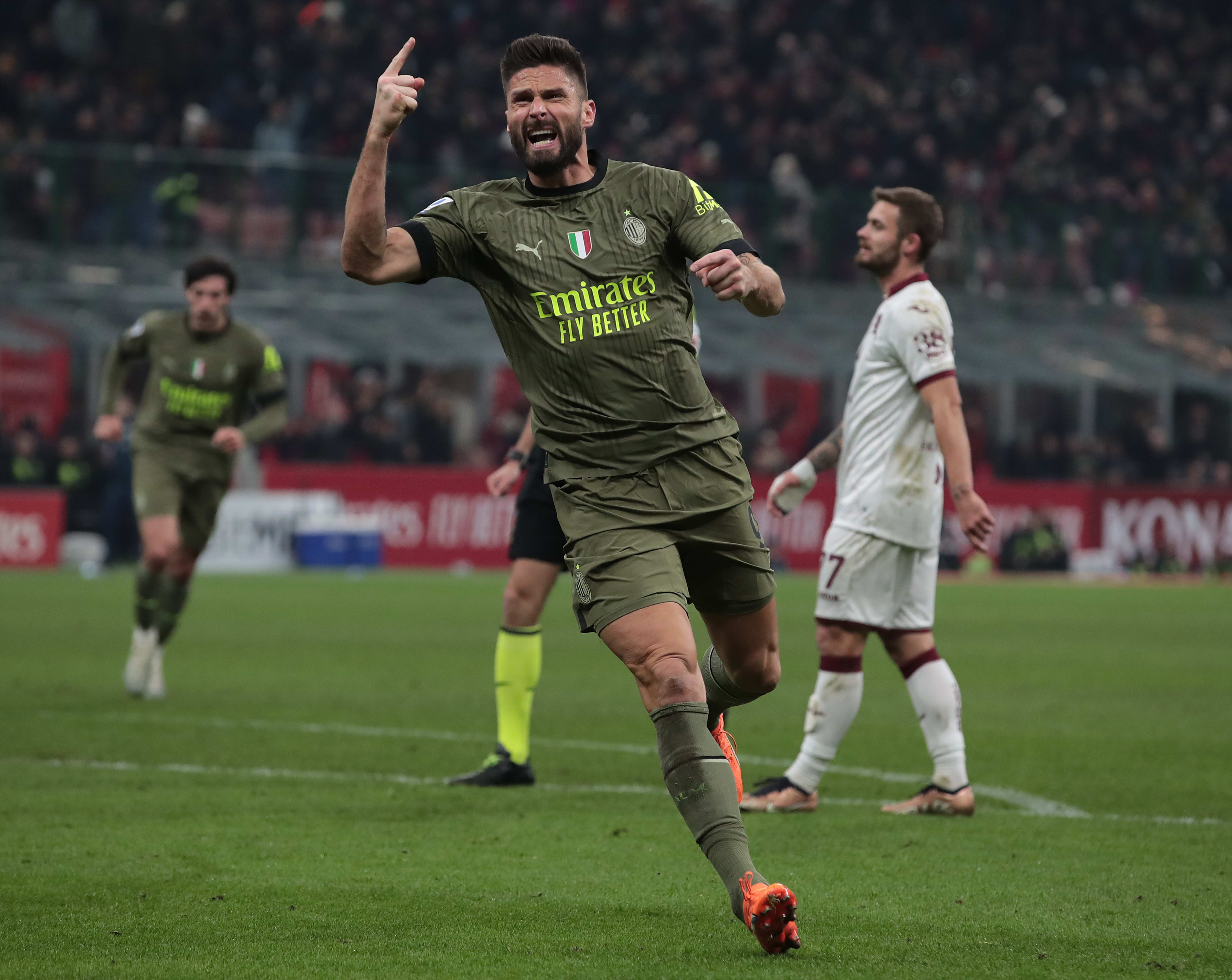 אוליבייה ז'ירו, שחקן מילאן חוגג