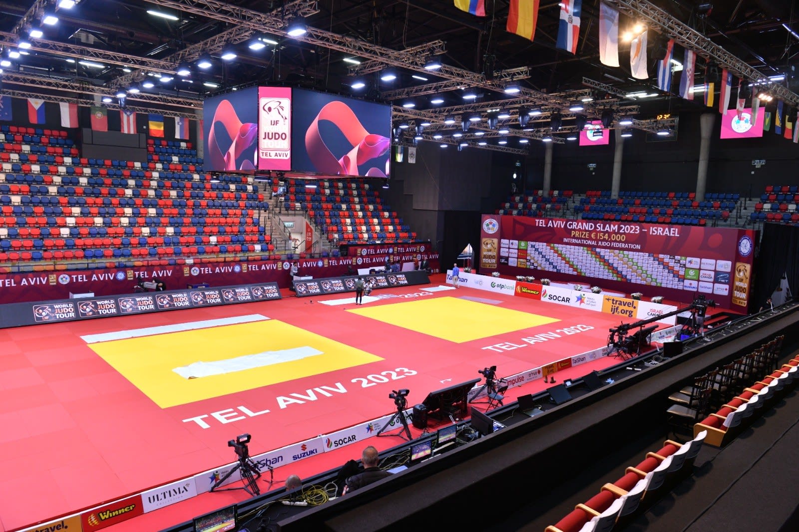 היכל קבוצת שלמה לקראת טורניר גרנד סלאם ג'ודו