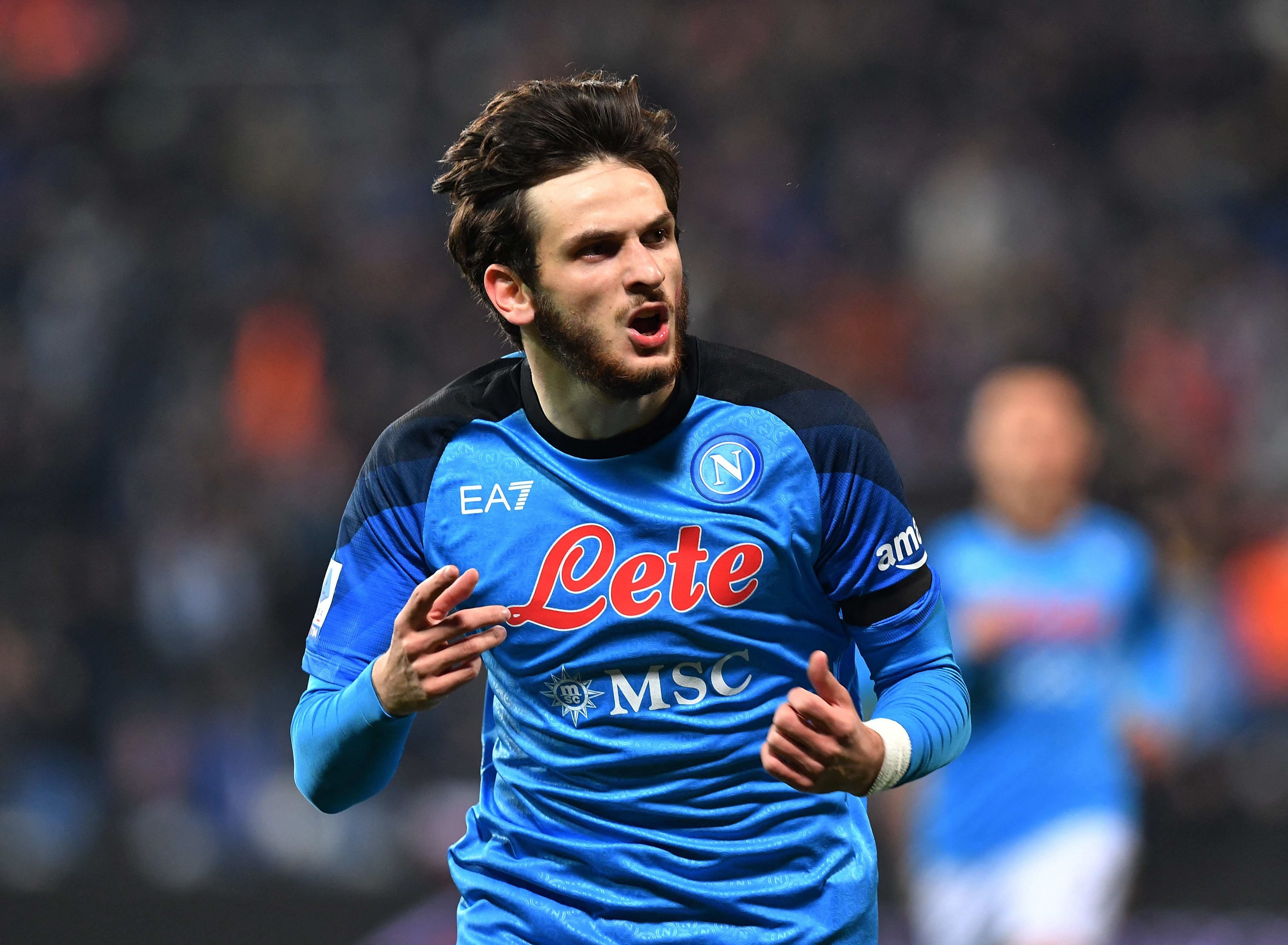 חביצ'ה קברצחליה, שחקן נאפולי חוגג