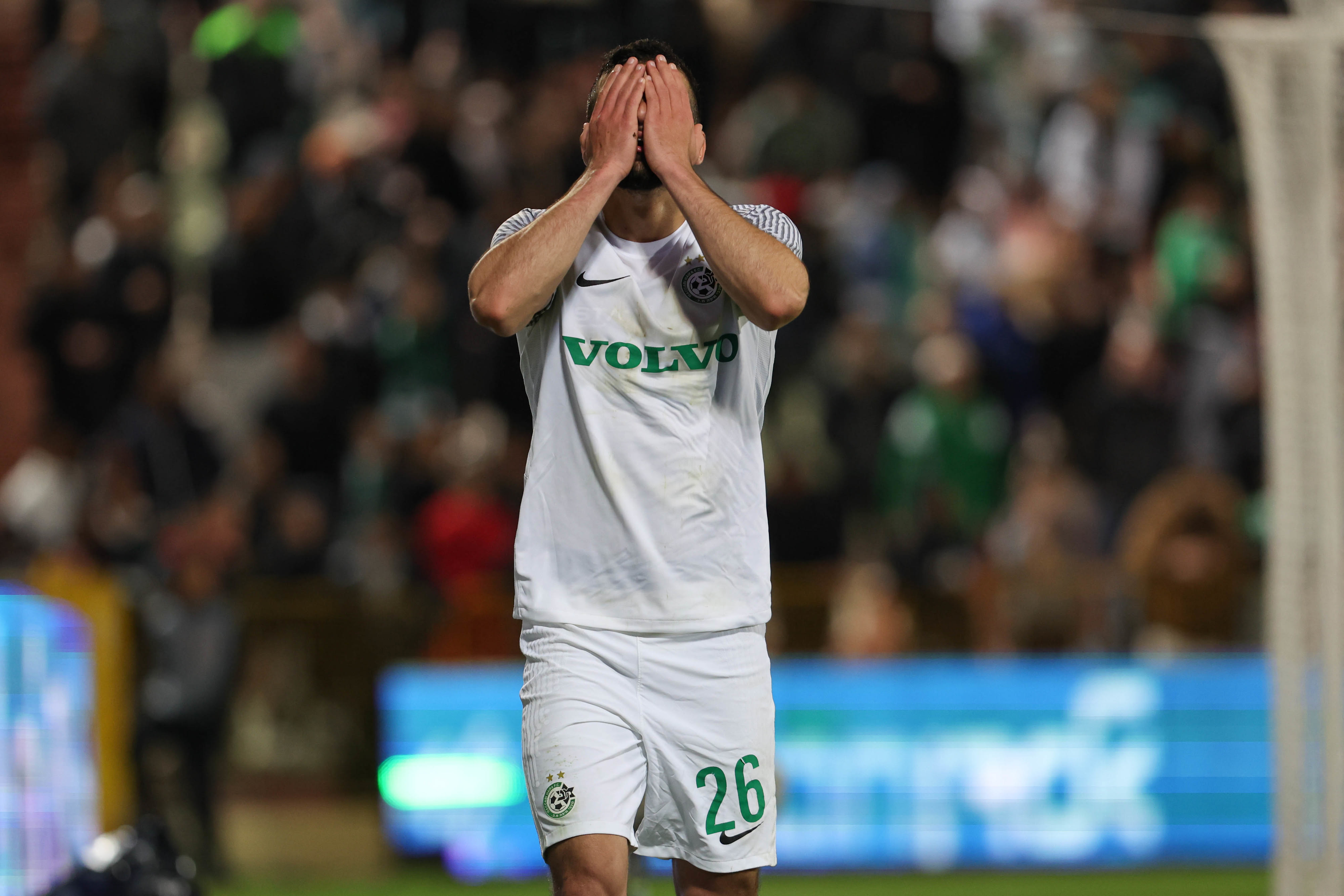 מחמוד ג'אבר שחקן מכבי חיפה מאוכזב