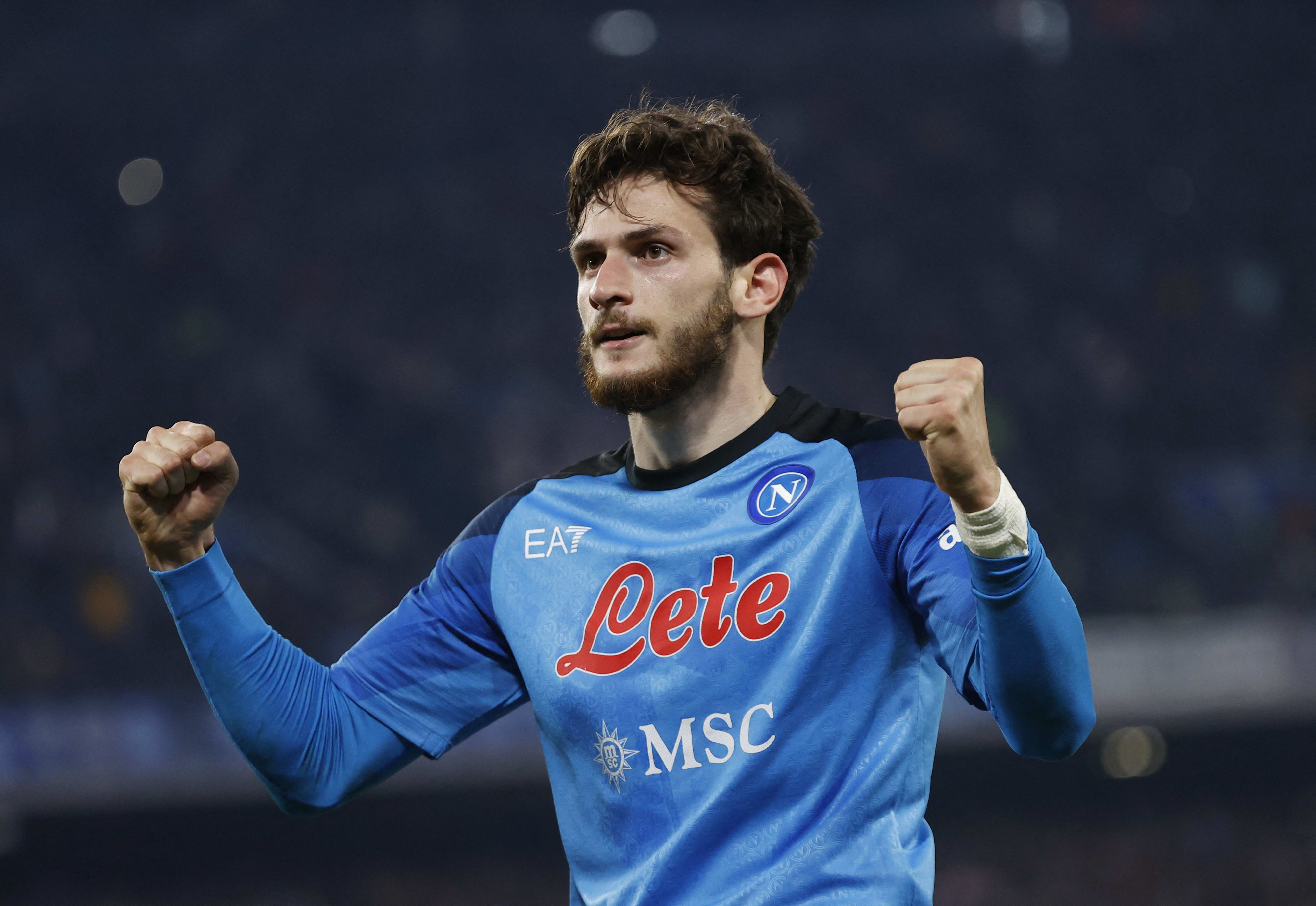 חביצ'ה קברצחליה, שחקן נאפולי