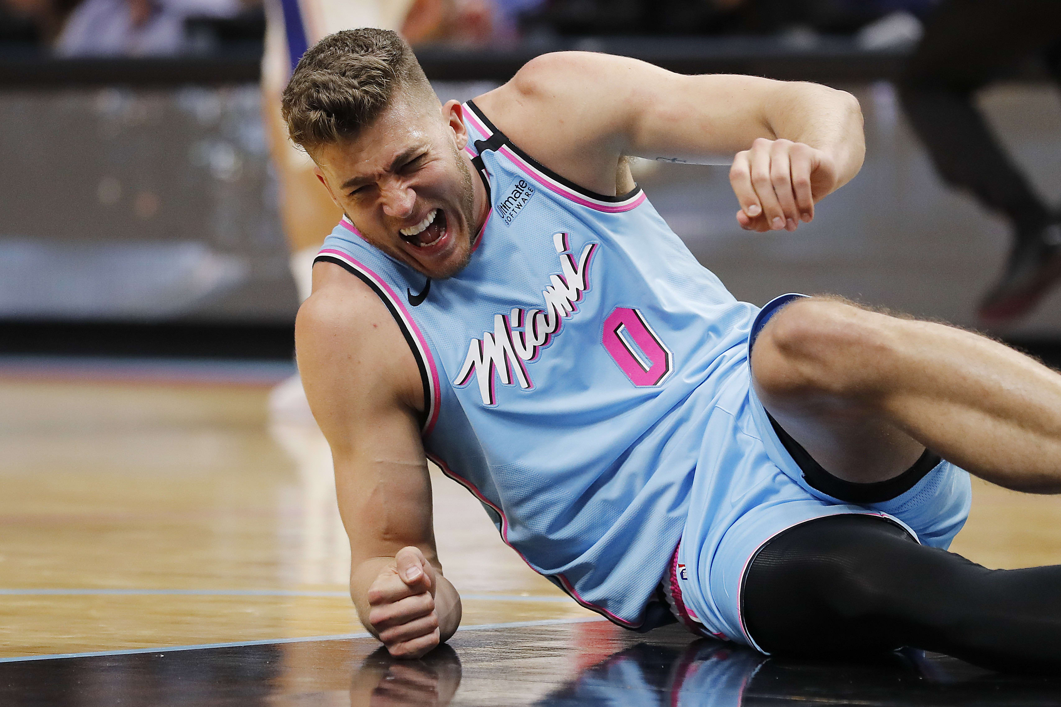 שחקן מיאמי היט מאיירס לאונרד