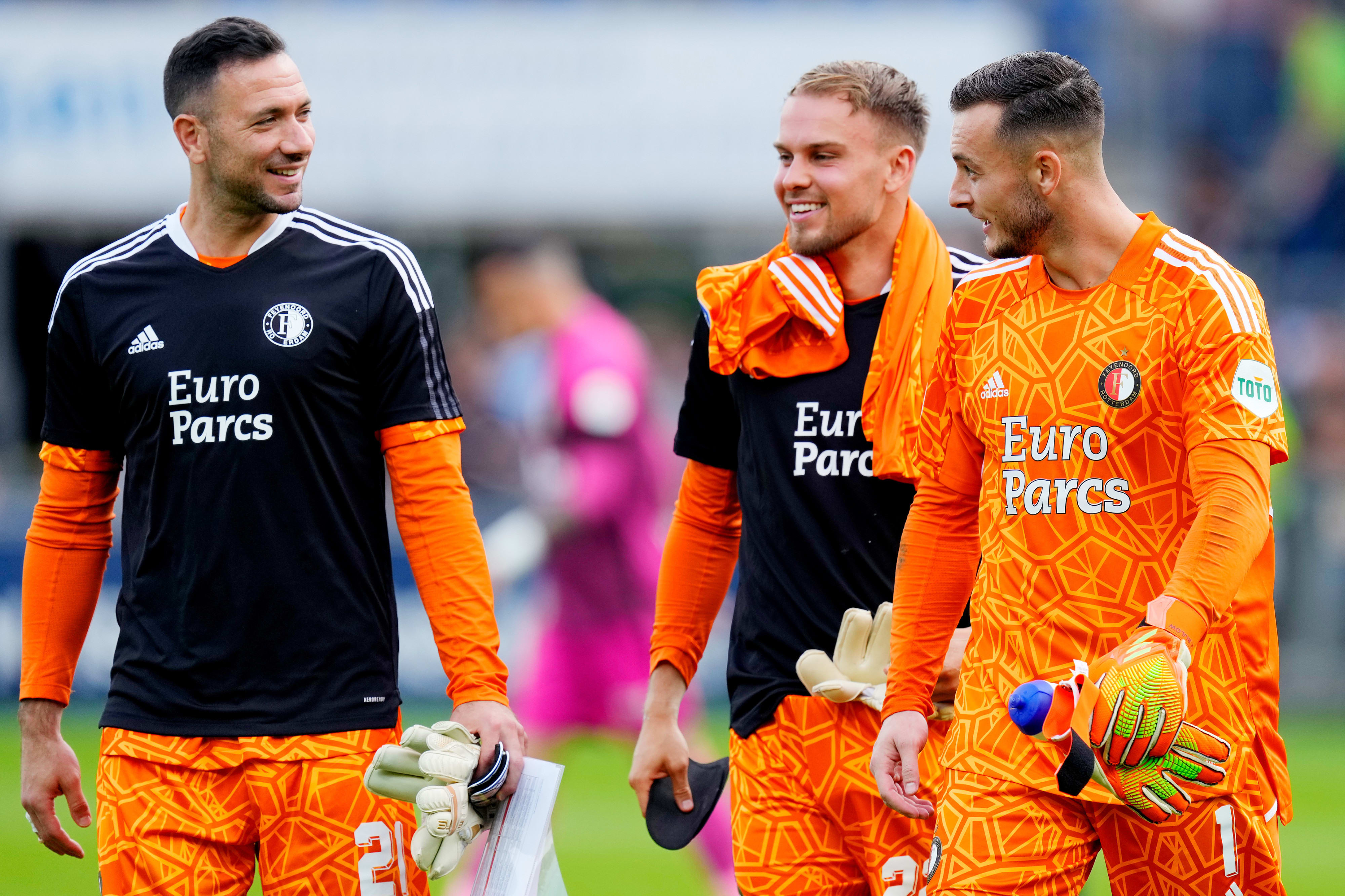 אופיר מרציאנו עם שוערי פיינורד, ג'וסטין ביילו, טימון ולנרויתר