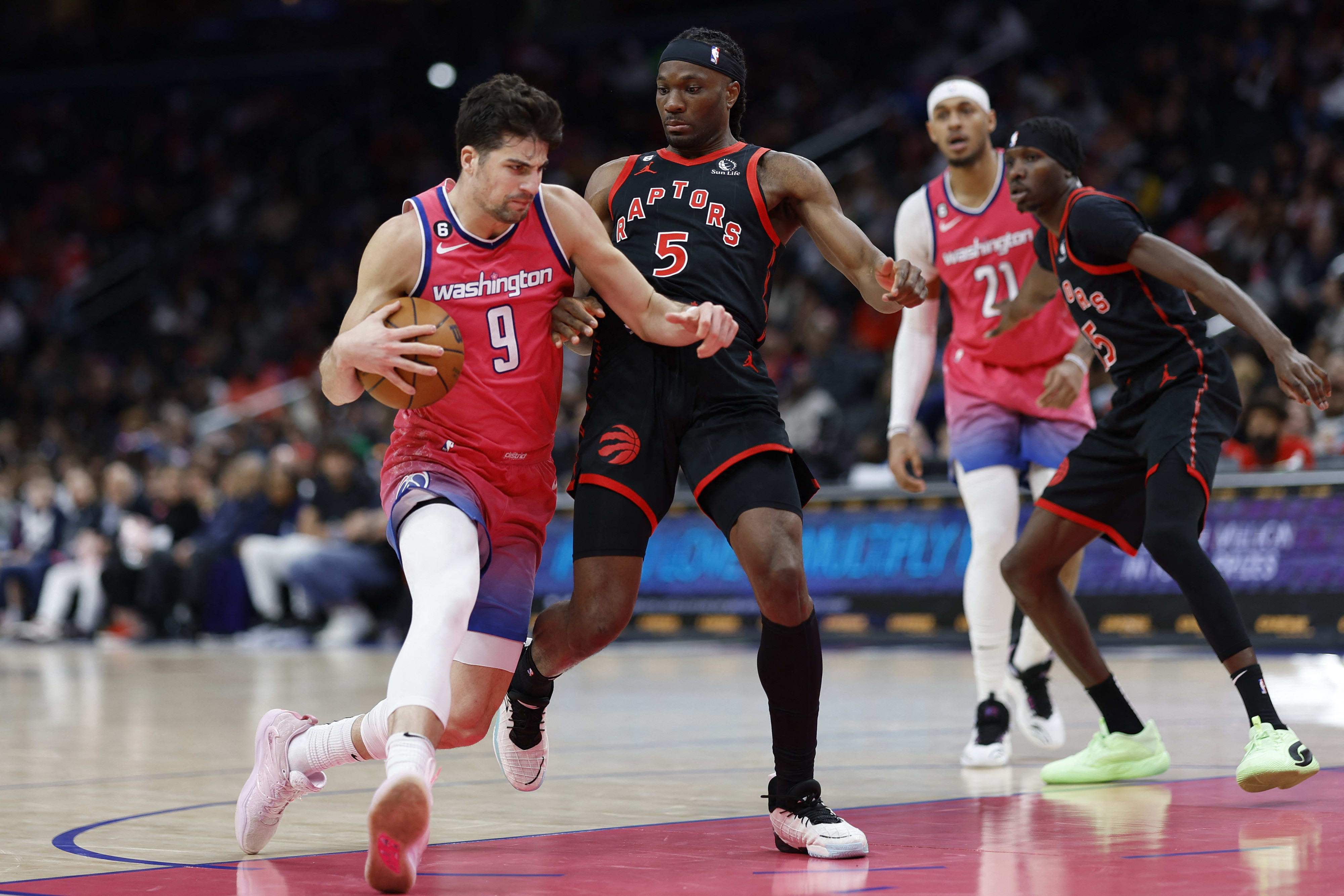 דני אבדיה, וושינגטון וויזארדס, מול פרשס אצ'יווה, טורונטו ראפטורס