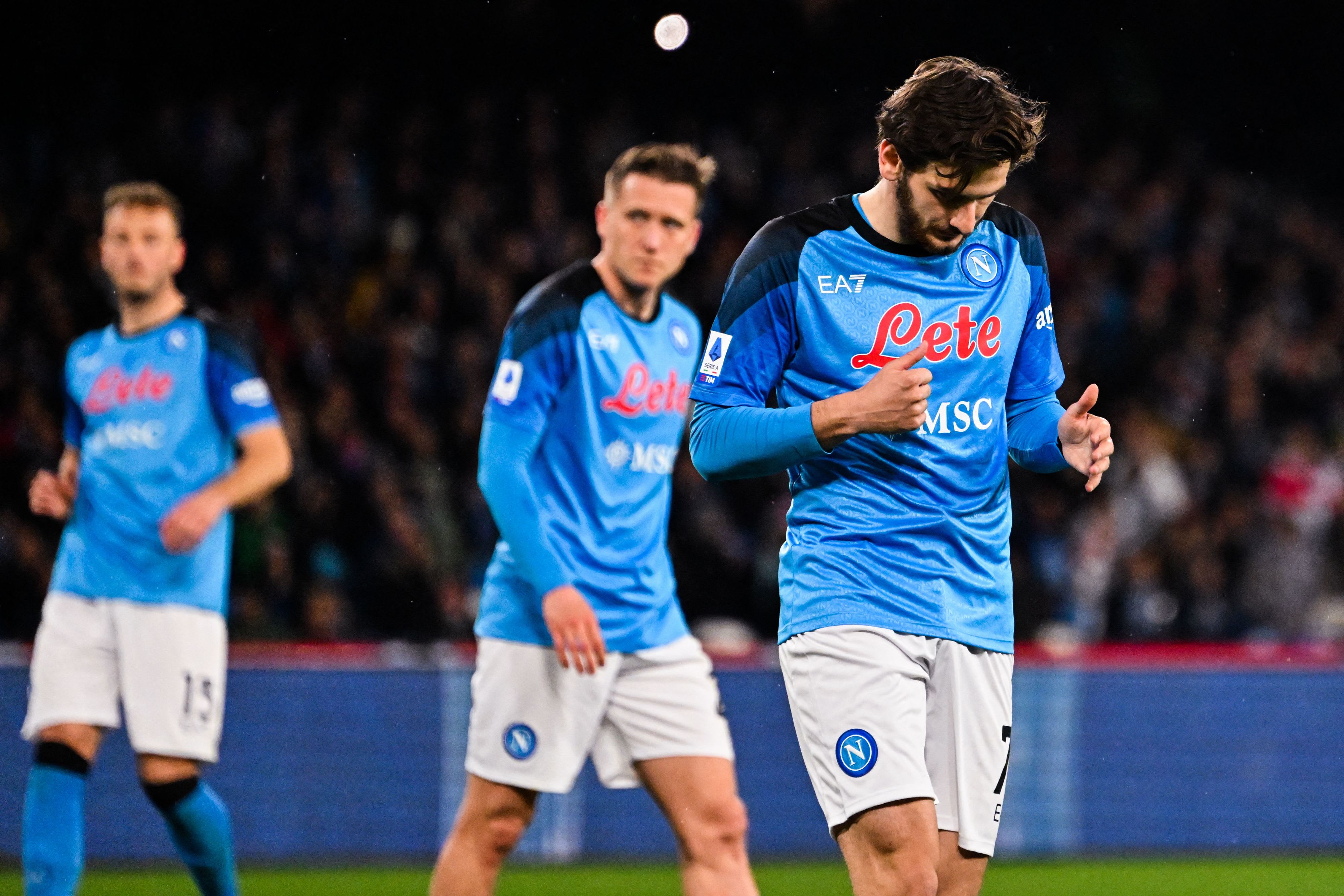 שחקן נאפולי חביצ'ה קברצחליה מאוכזב