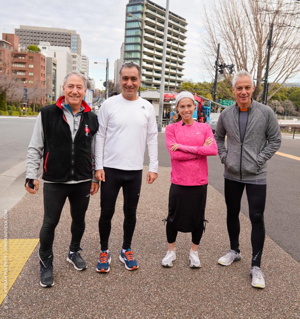 מימין לשמאל: רם עמנואל, שגריר ארה"ב ביפן, ביטי דויטש, גלעד כהן, שגריר ישראל ביפן