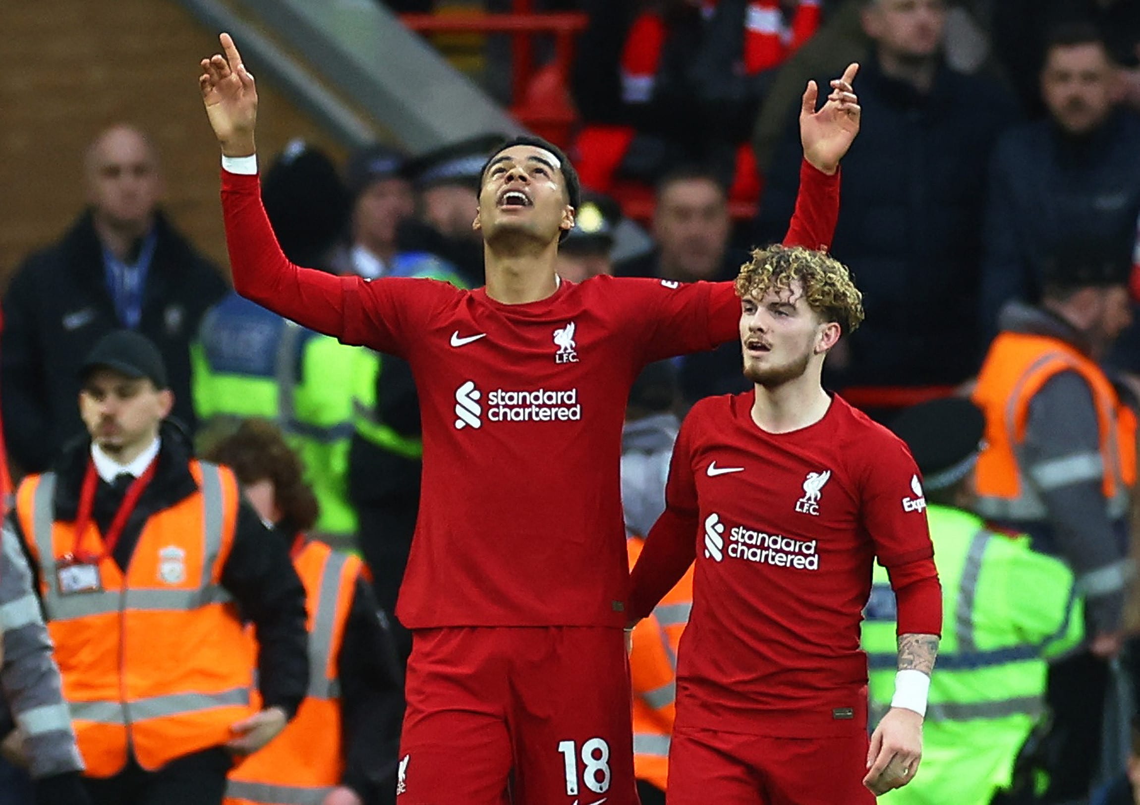 קודי גאקפו ליברפול חוגג