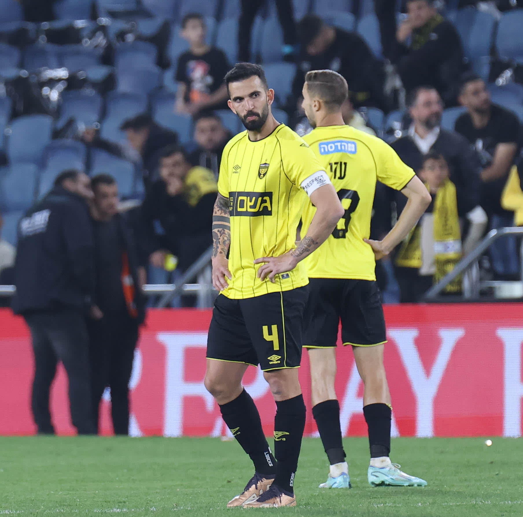 אוראל דגני שחקן בית"ר ירושלים מאוכזב