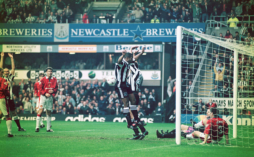 Newcastle v Manchester United, 1996