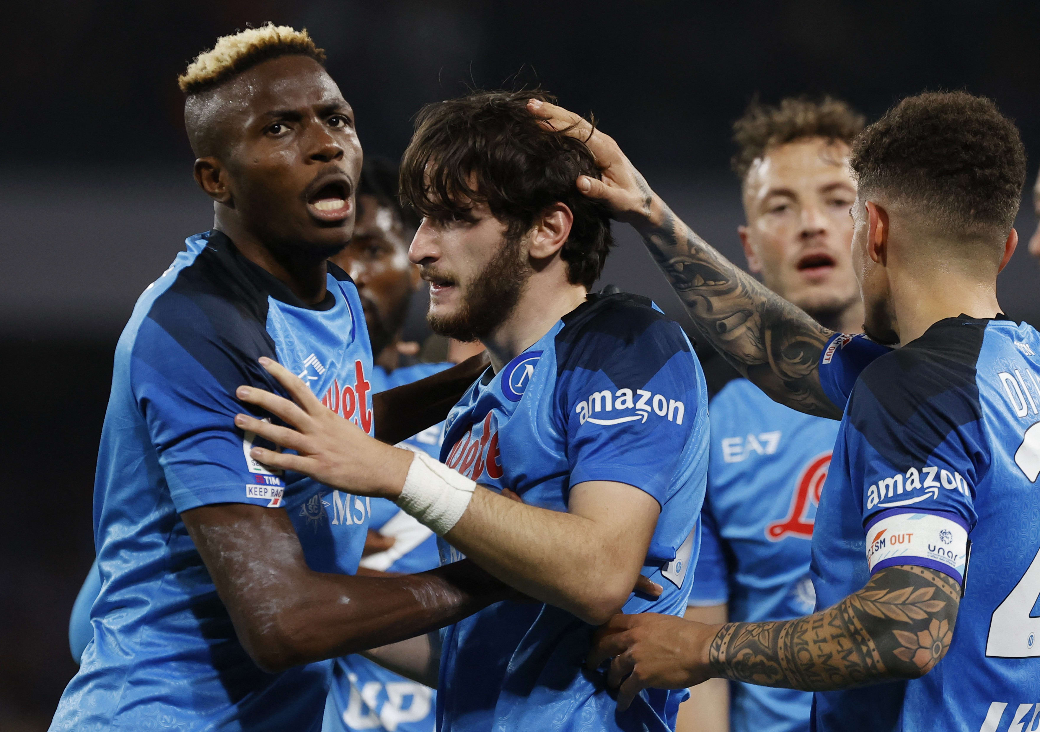 חביצ'ה קברצחליה, שחקן נאפולי חוגג