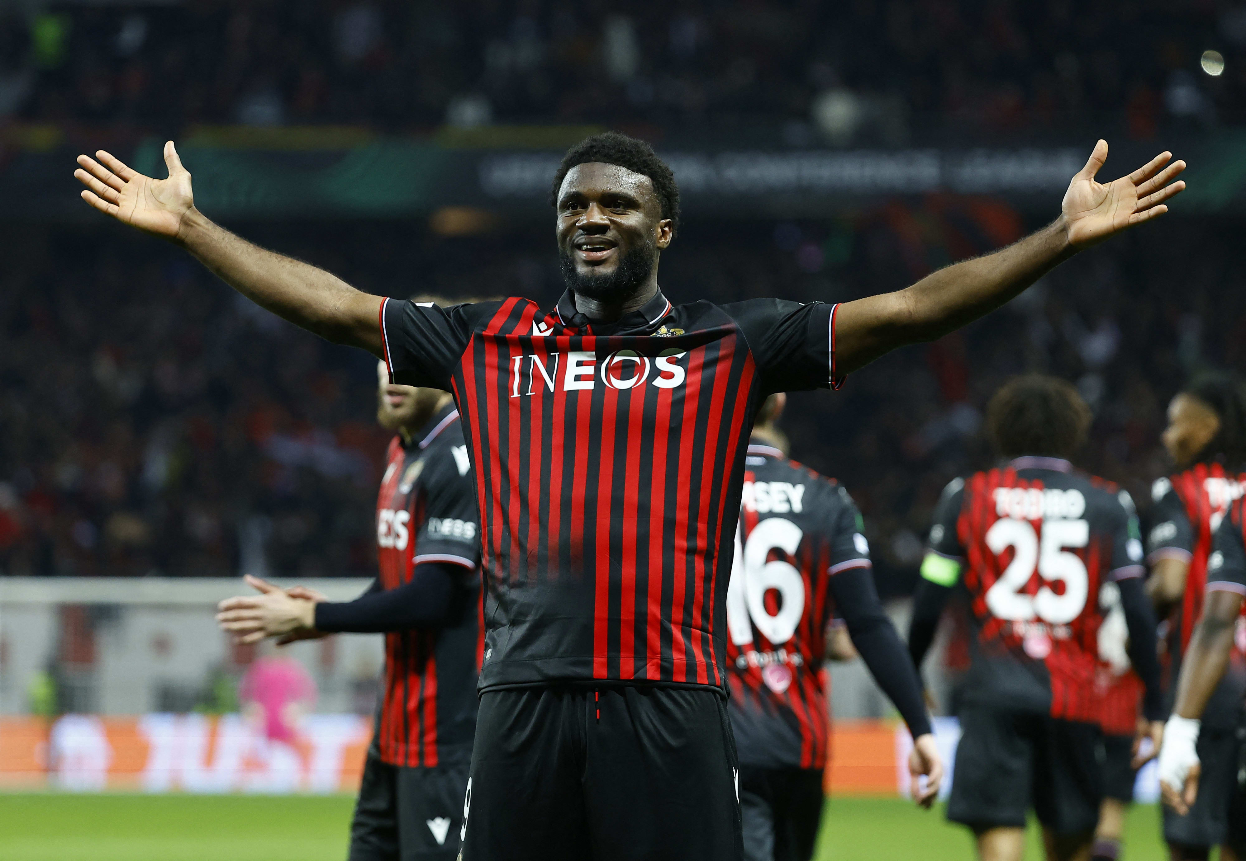 טרם מופי שחקן ניס חוגג שער