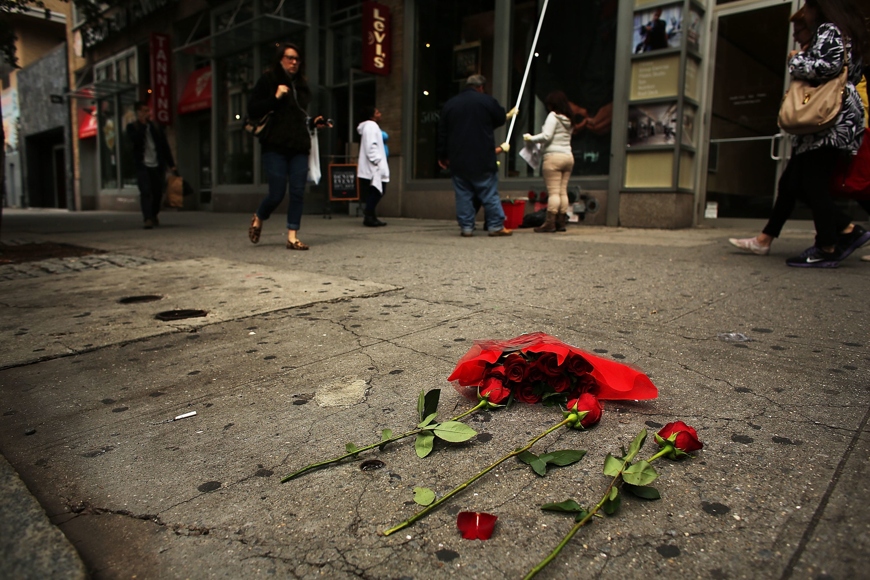 זירת הרצח של מאמן הכדורגל מייק ג'ונס בניו יורק, 2012