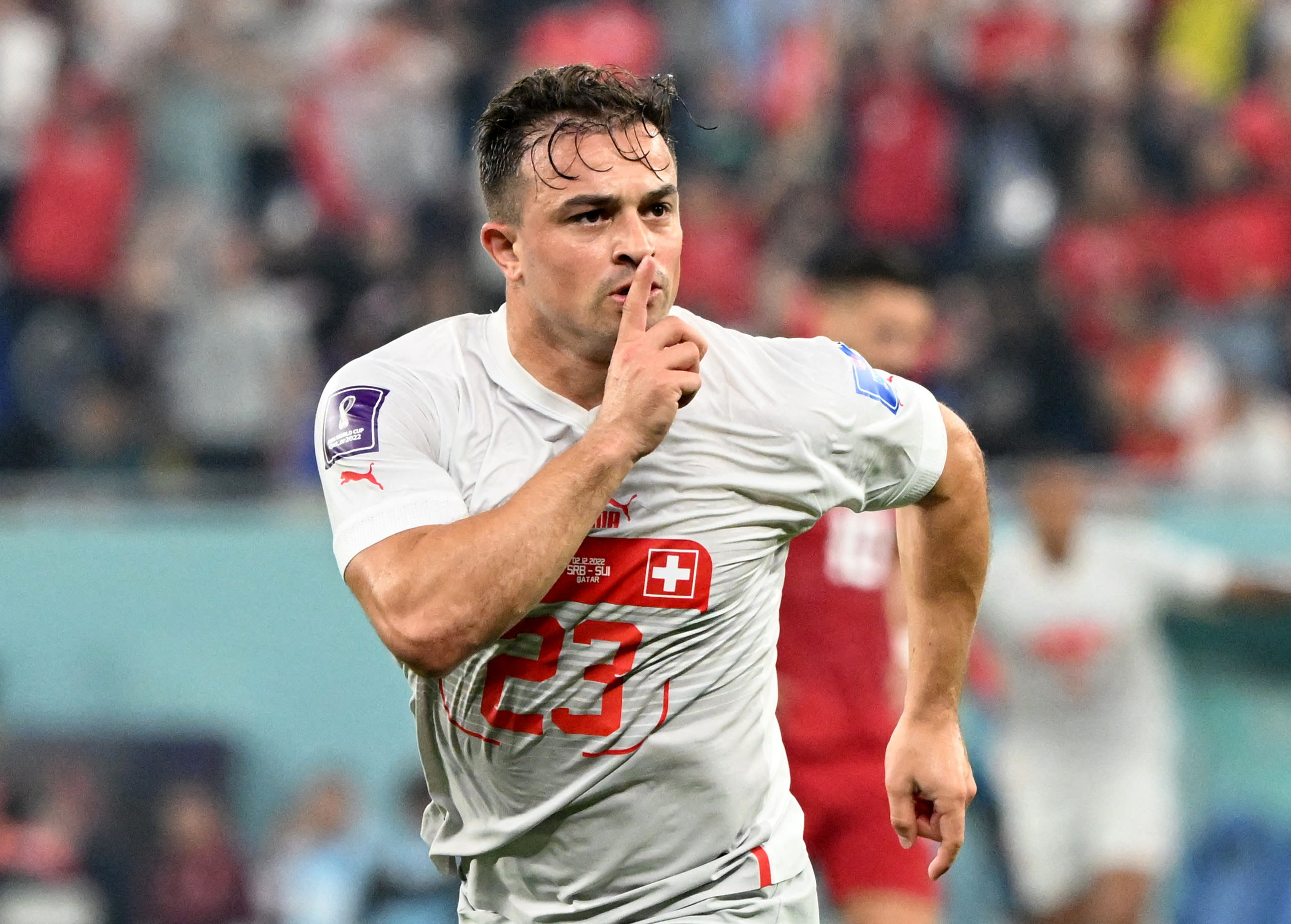 שחקן נבחרת שוויץ, ג'רדאן שאקירי