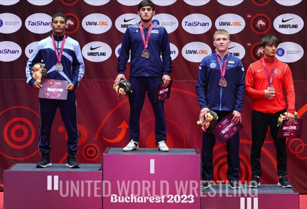 מלקמו יצחק פטנה במקום השני באליפות אירופה בהיאבקות