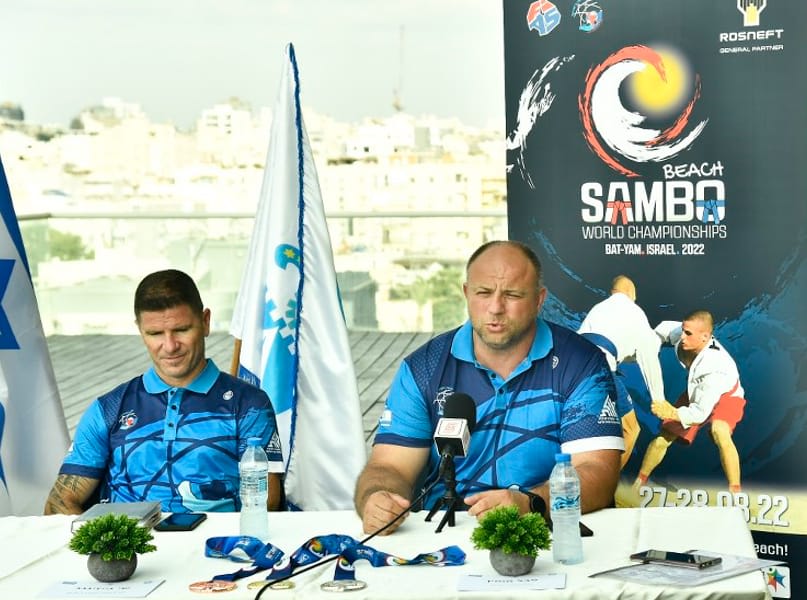 מסיבת עיתונאים לאליפות אירופה בסמבו