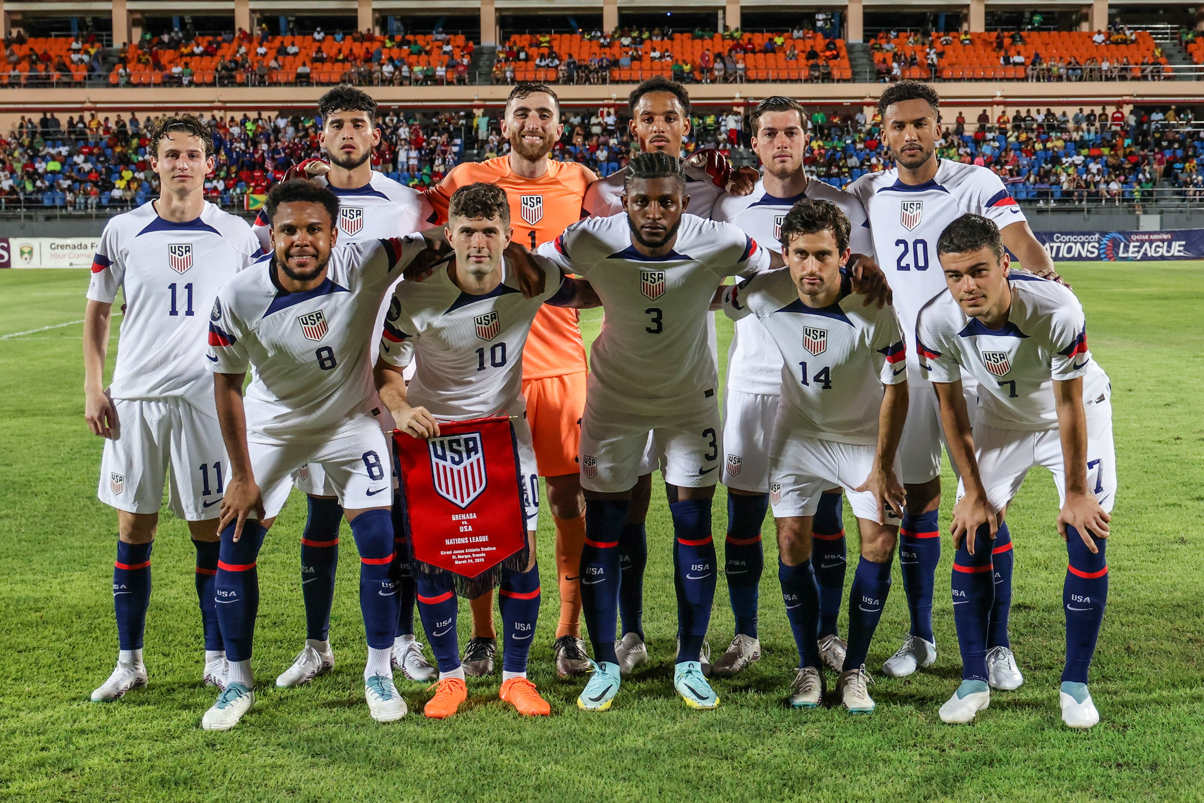 נבחרת ארצות הברית בכדורגל תמונה קבוצתית