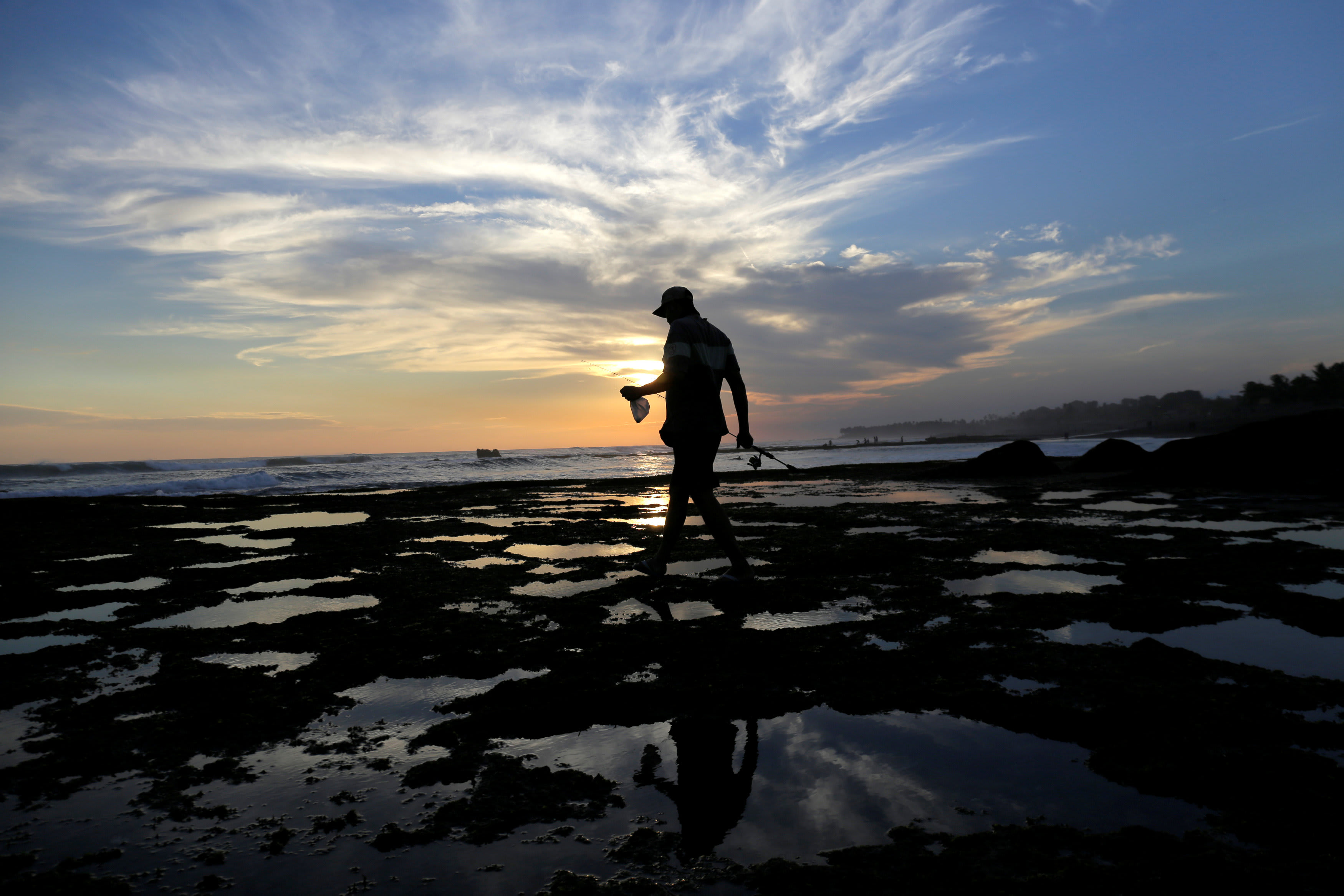 דייג בשעת ערב, באלי