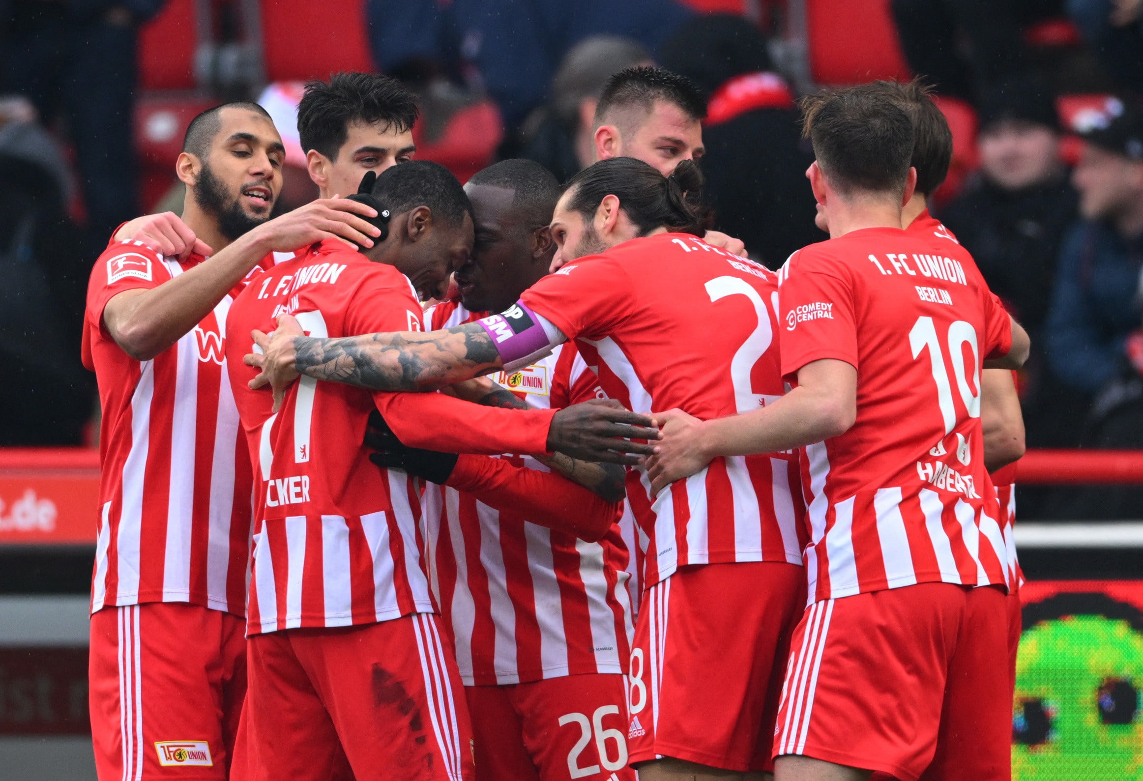 שחקני אוניון ברלין חוגגים
