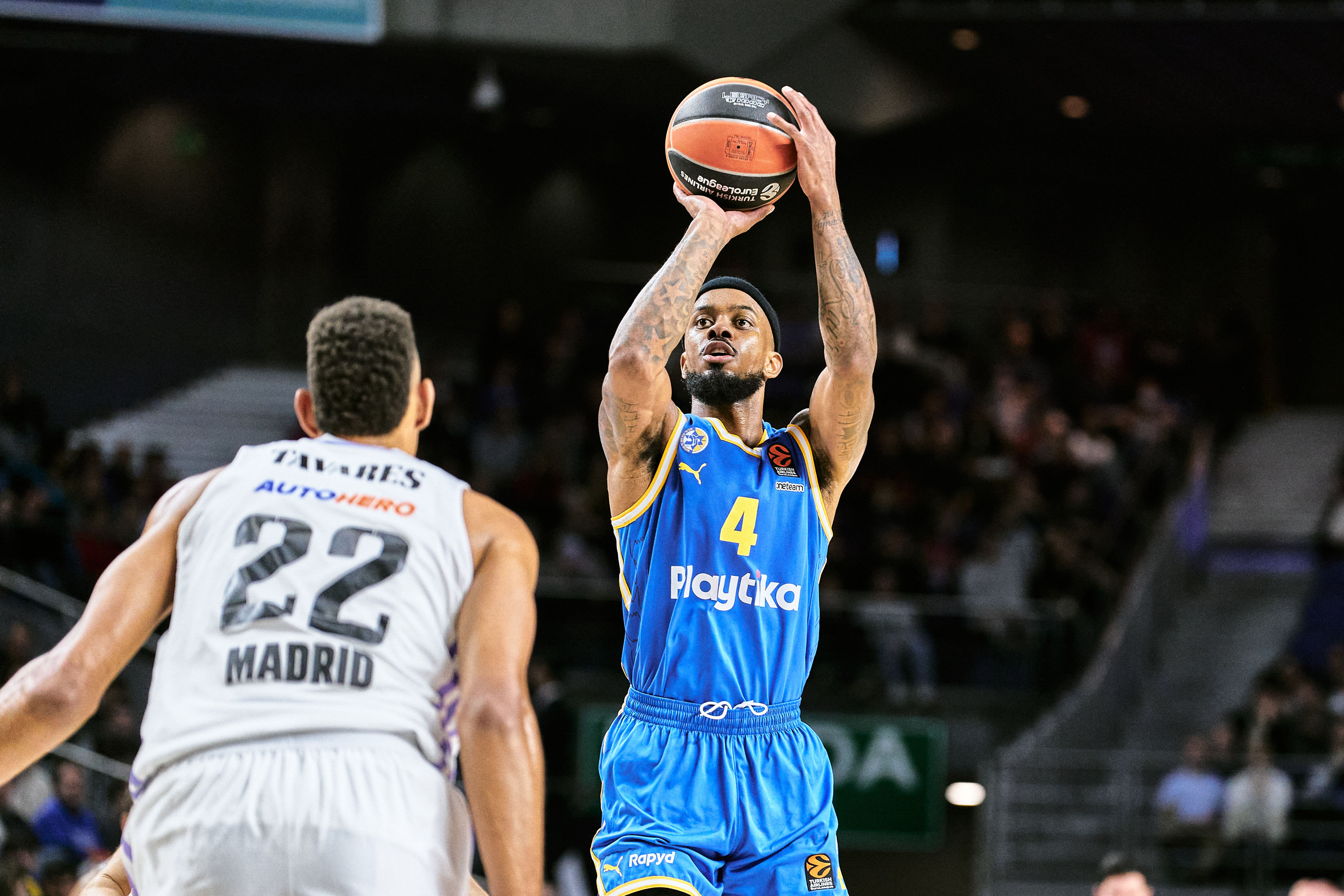 לורנזו בראון מכבי תל אביב וולטר טבארס ריאל מדריד