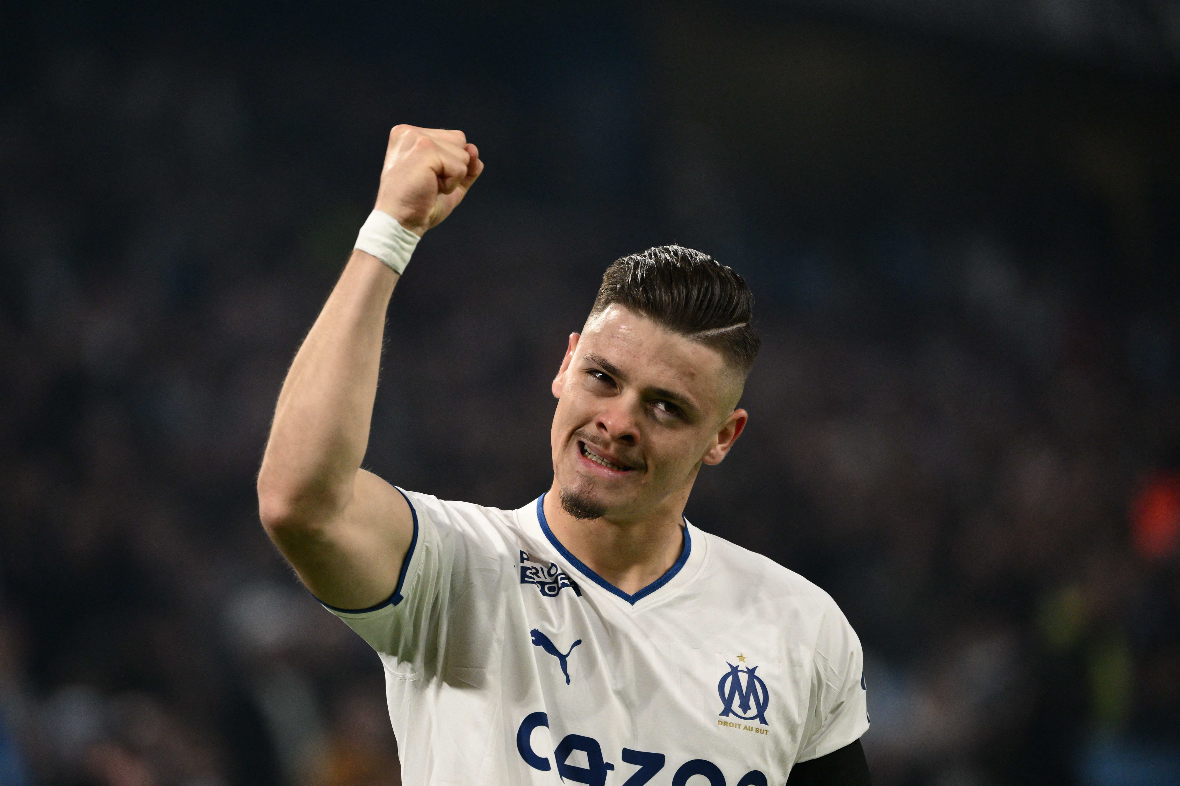 ויטיניה שחקן מארסיי חוגג שער