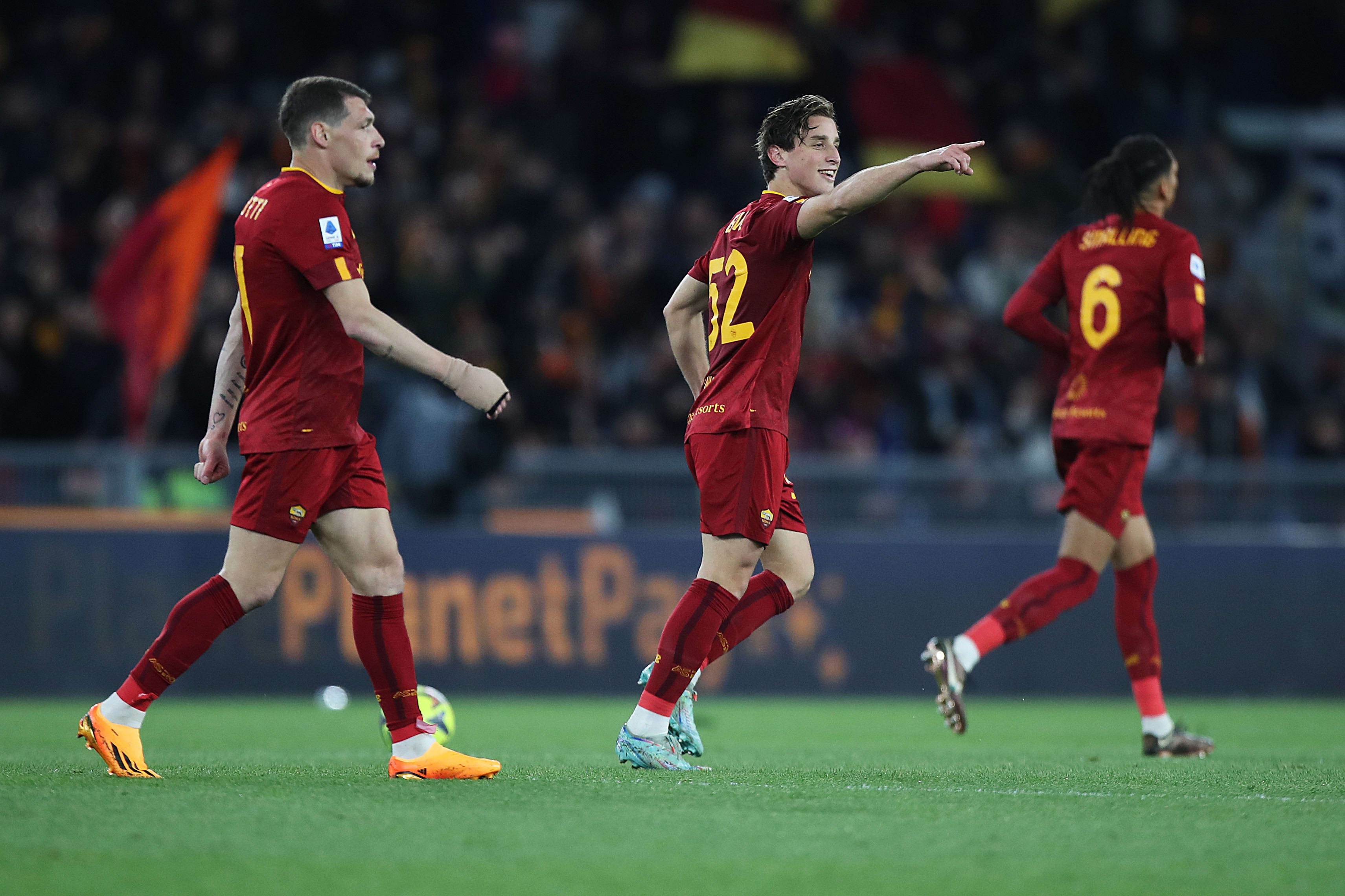 אדוארדו בובה שחקן רומא חוגג שער