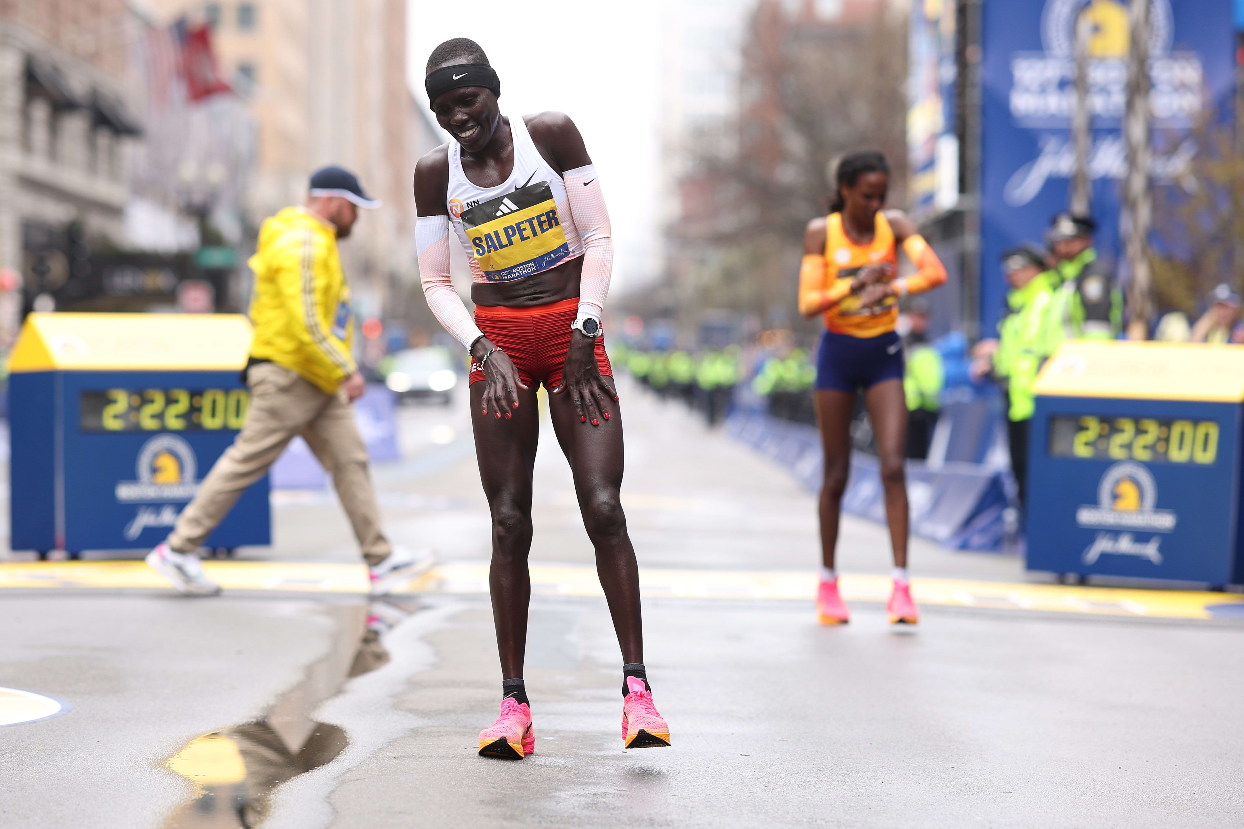 לונה צ'מטאי סלפטר, רצה ישראלית, מרתון בוסטון