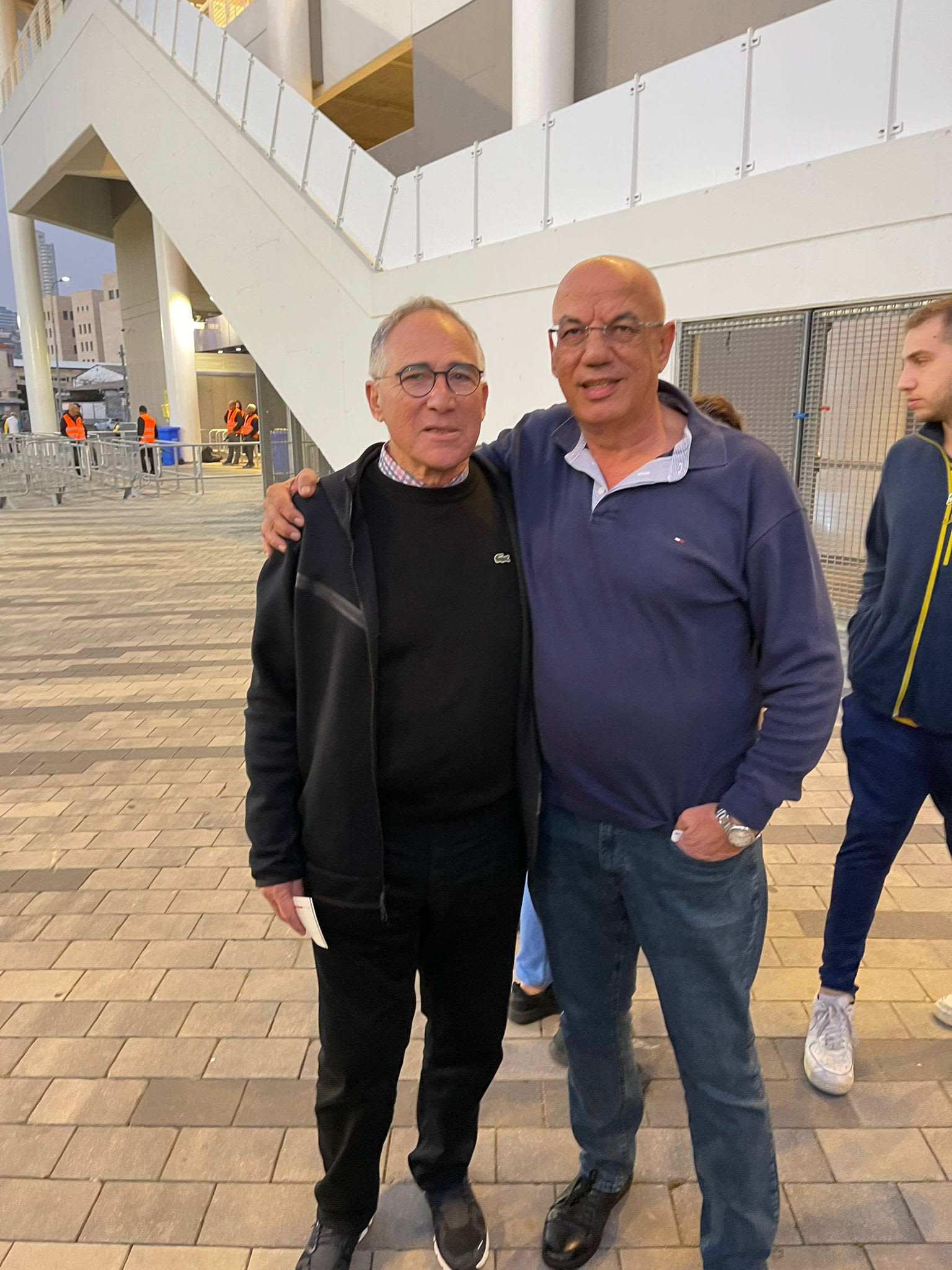 יהודה קצב עם גיורא שפיגל